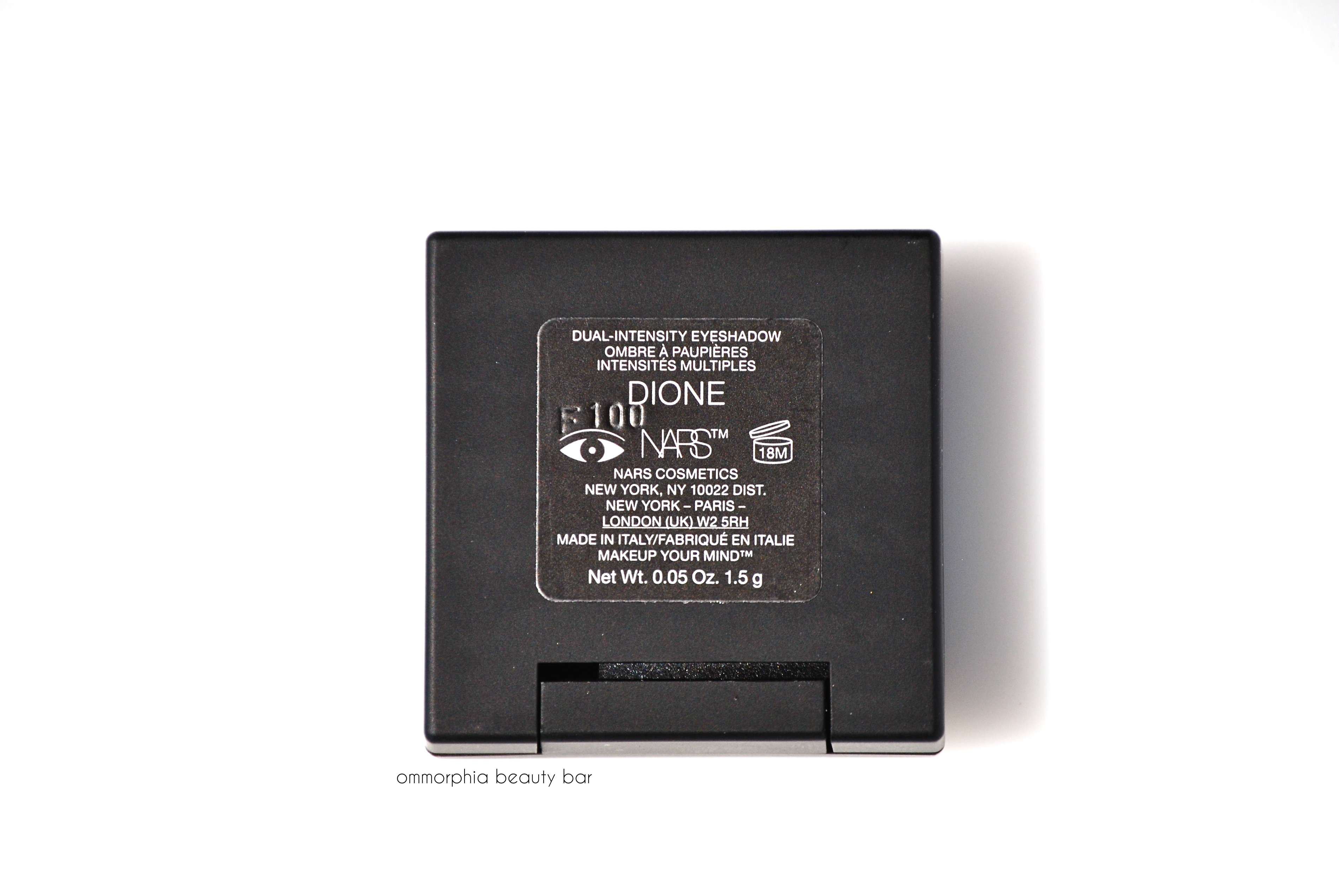 NARS Dione label