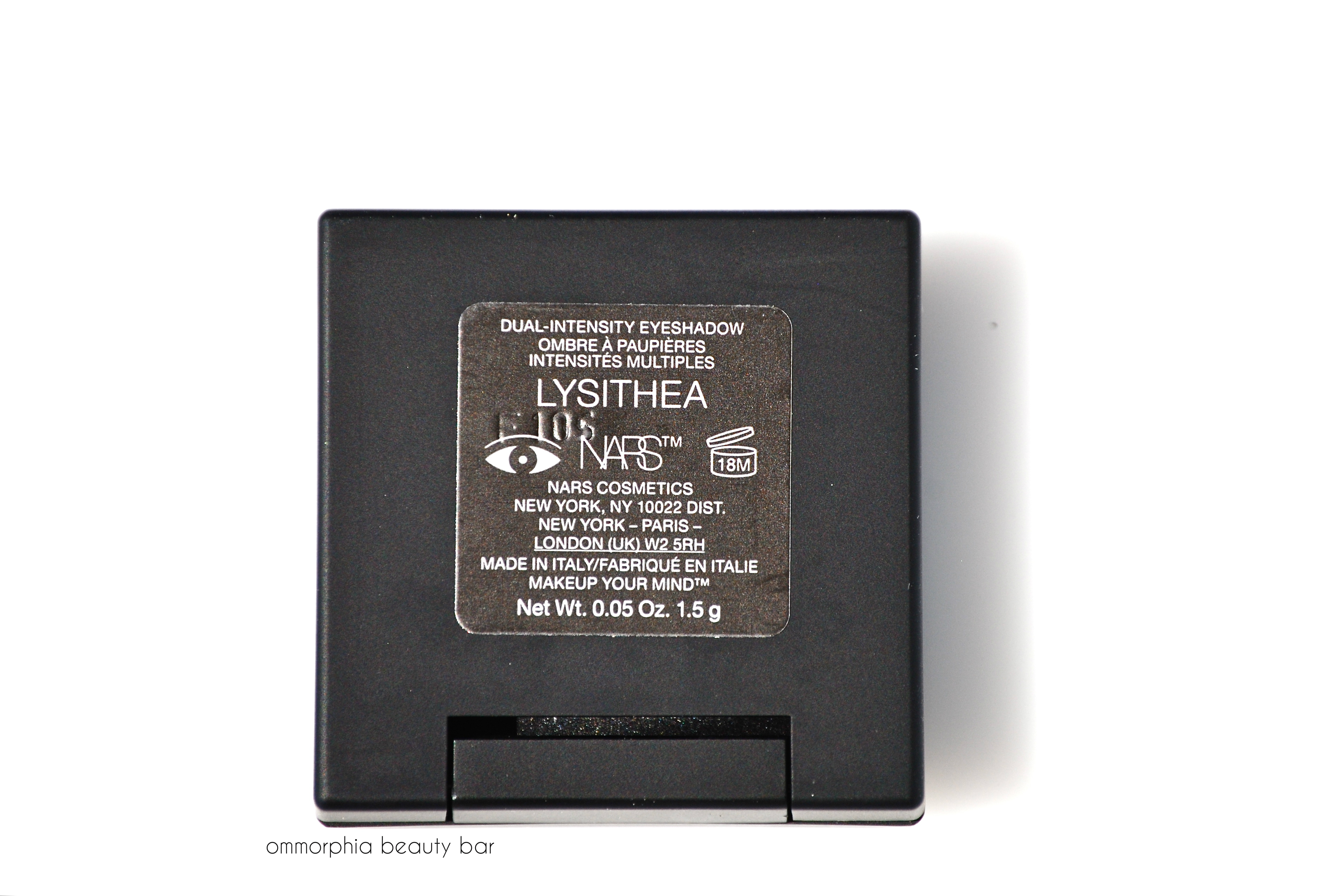 NARS Lysithea label