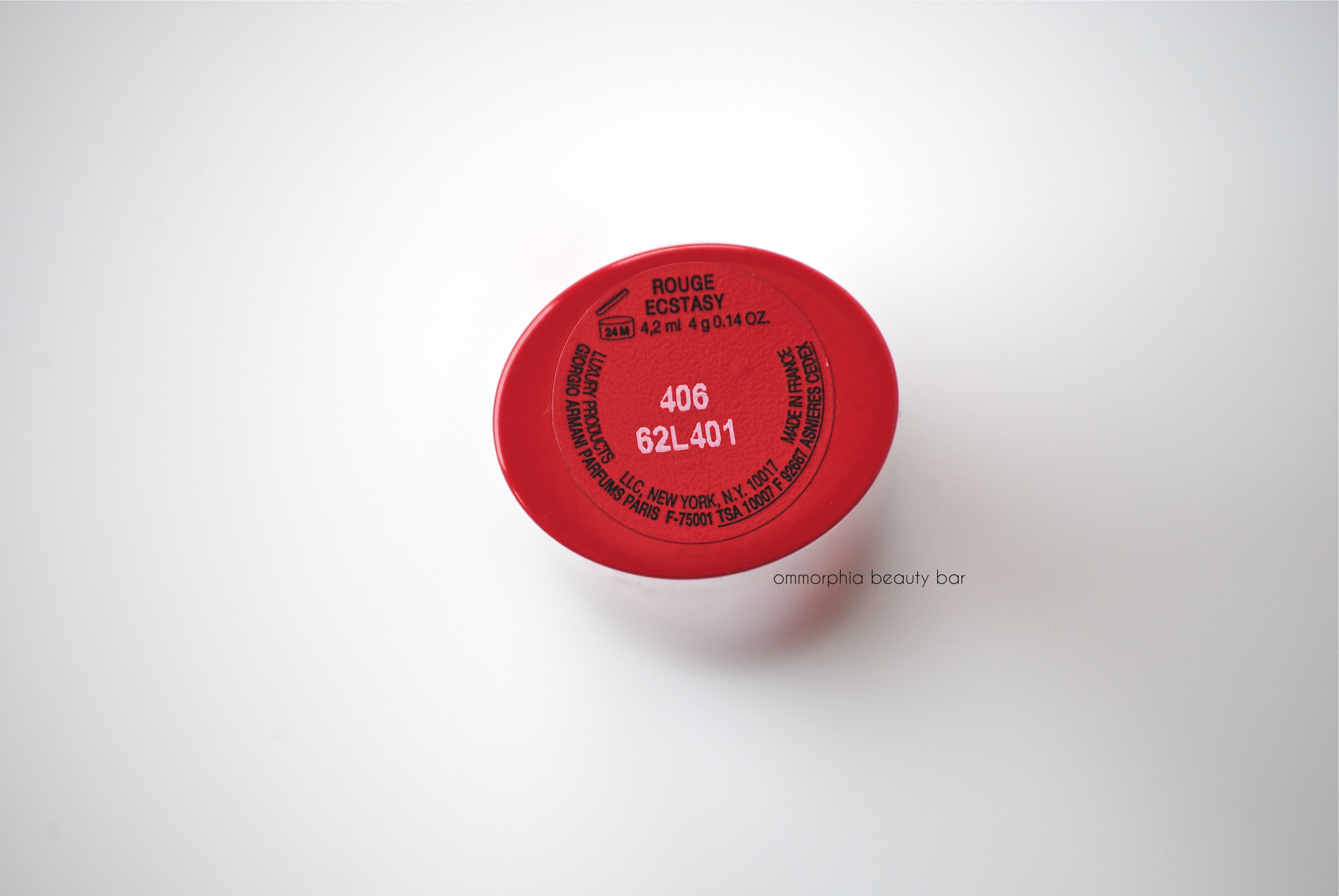 GA Rouge Ecstasy #406 Orient label