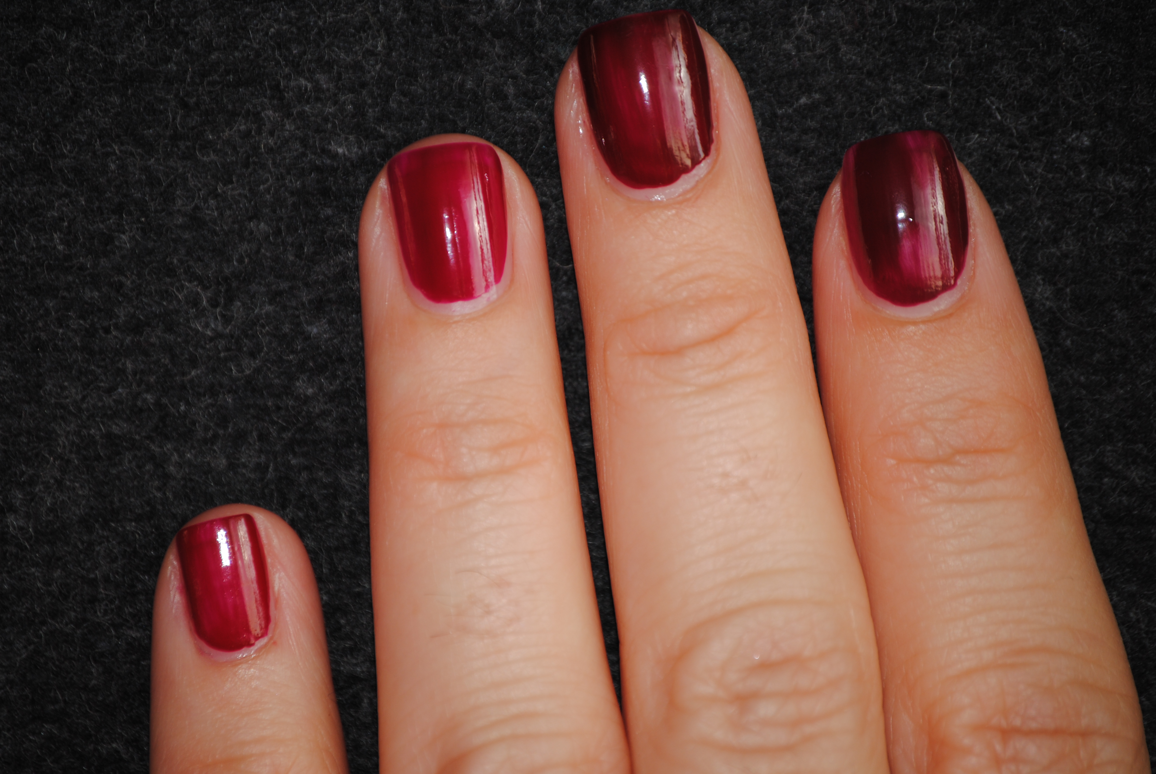 1st coat Masquerade Belle & dupes natural light
