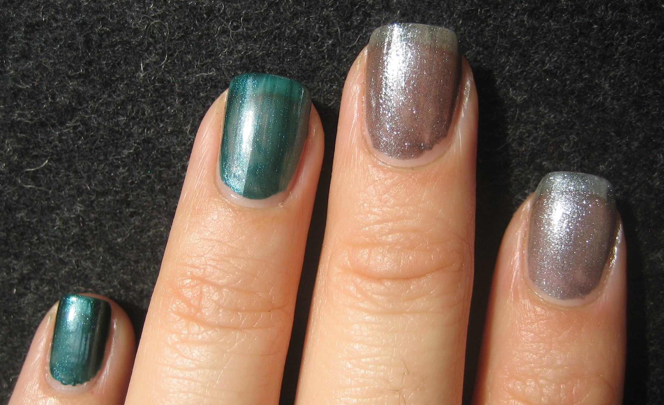 OPI & China Glaze first coat