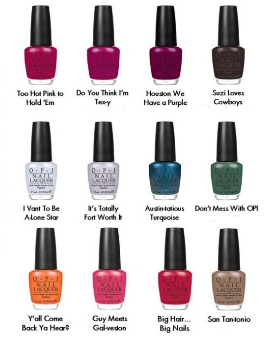 OPI Texas Collection 1
