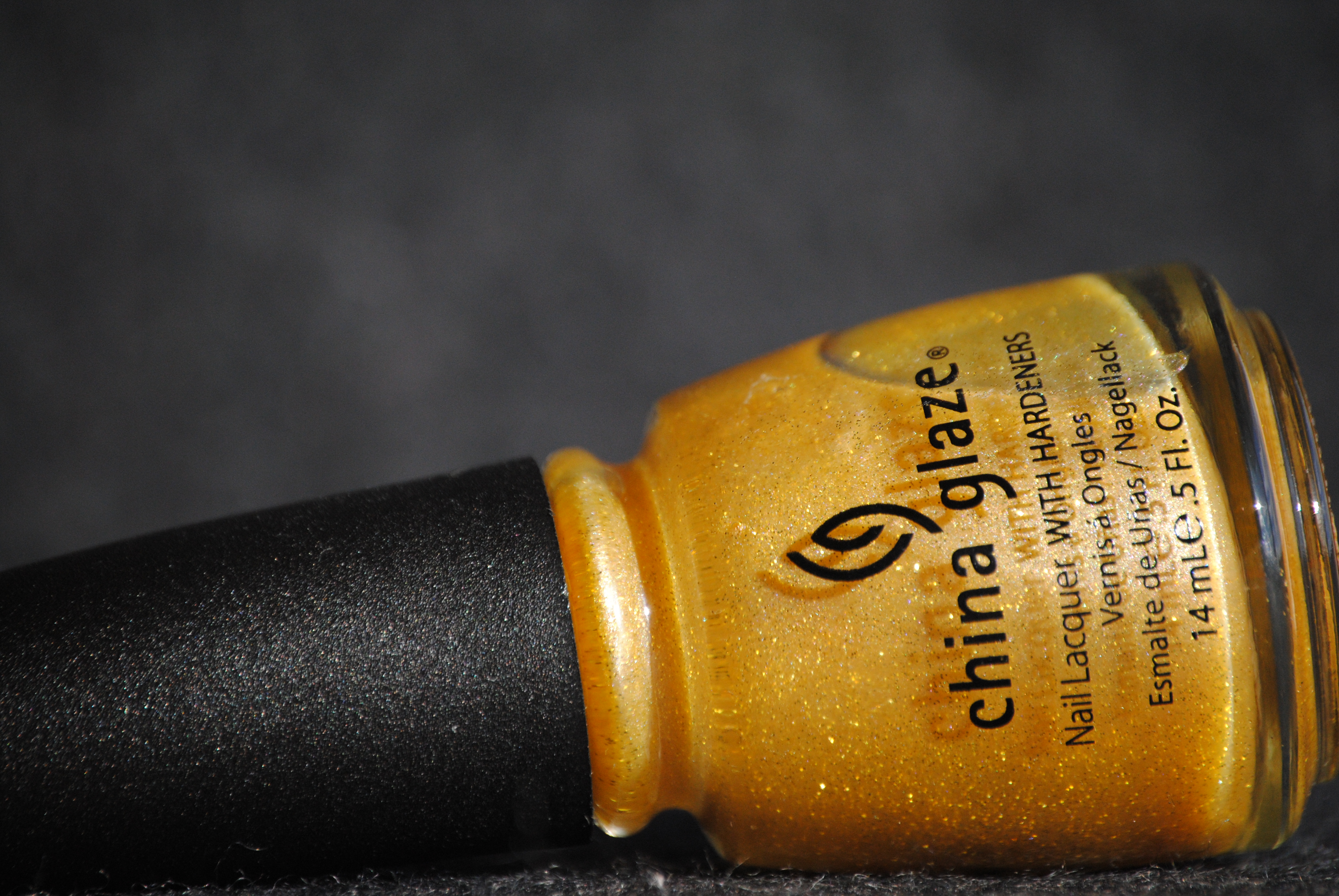 China Glaze Cowardly Lyin side bottle