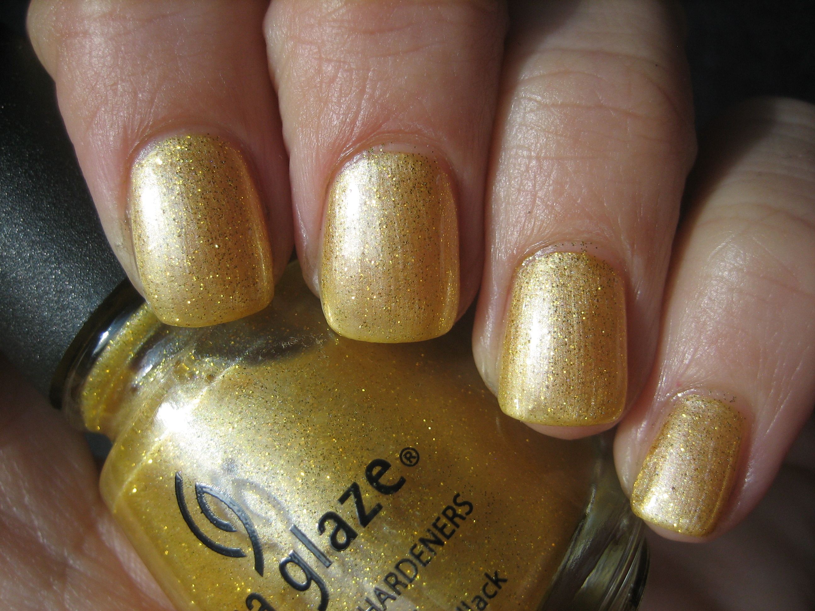 China Glaze Cowardly Lyin indirect light