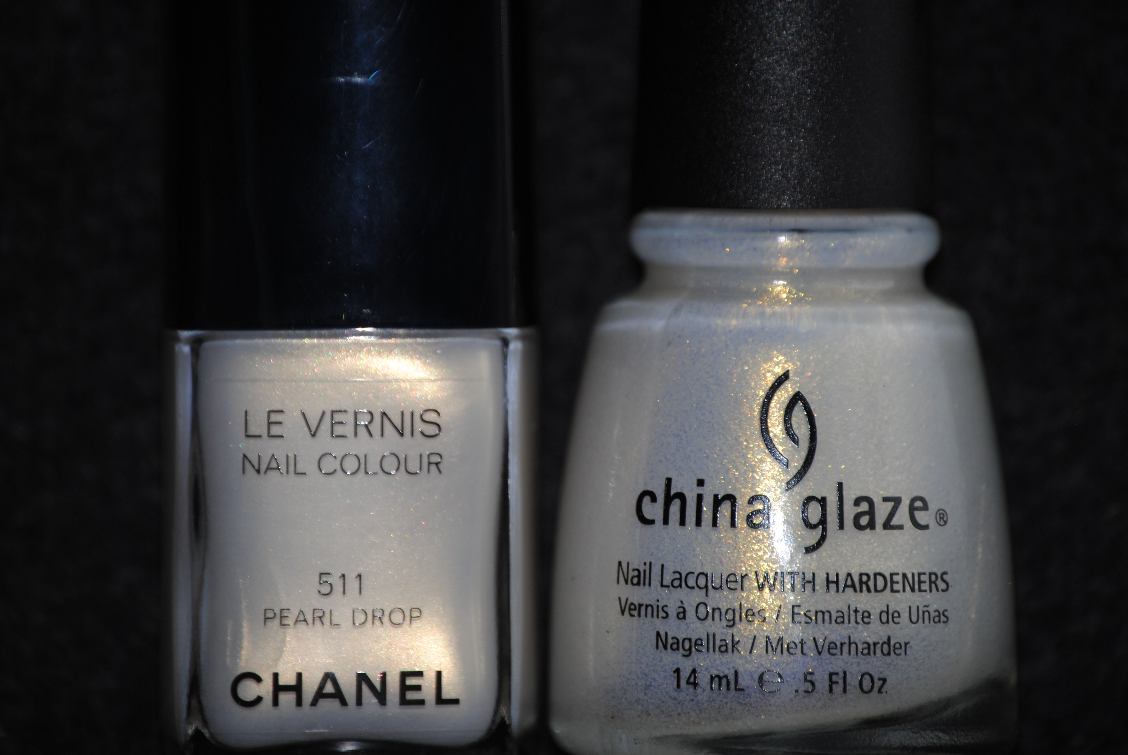CG White Cap & Chanel Pearl Drop