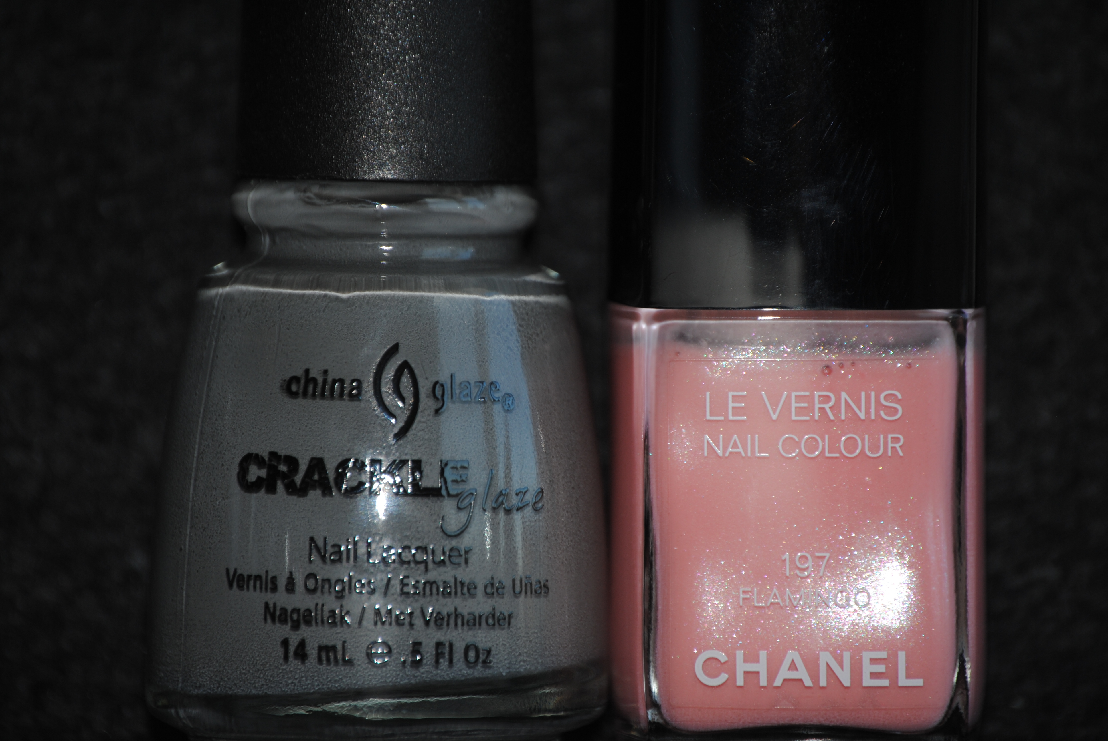 Cracked Concrete & Flamingo - subtle