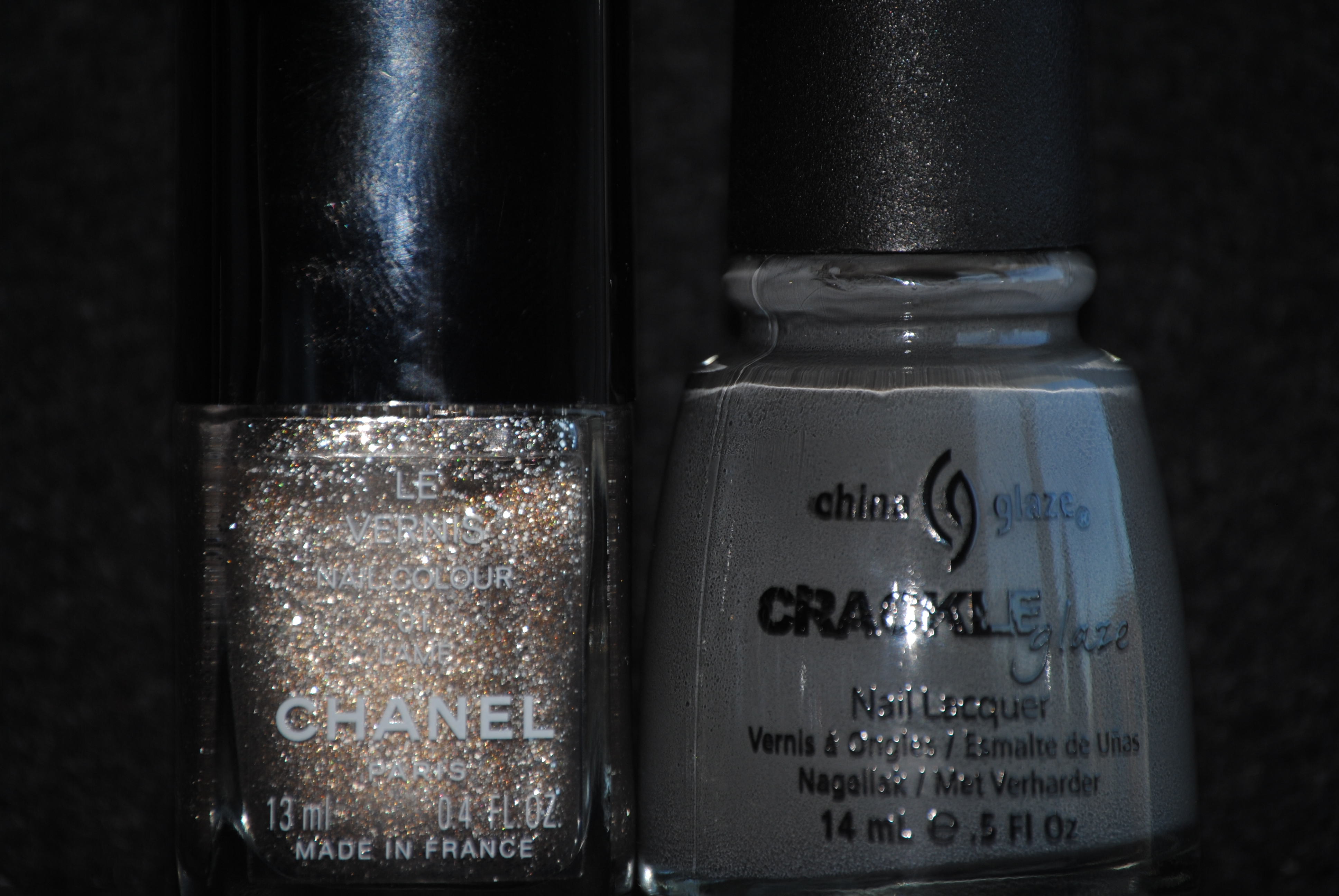 Cracked Concrete & Lamé - tone on tone