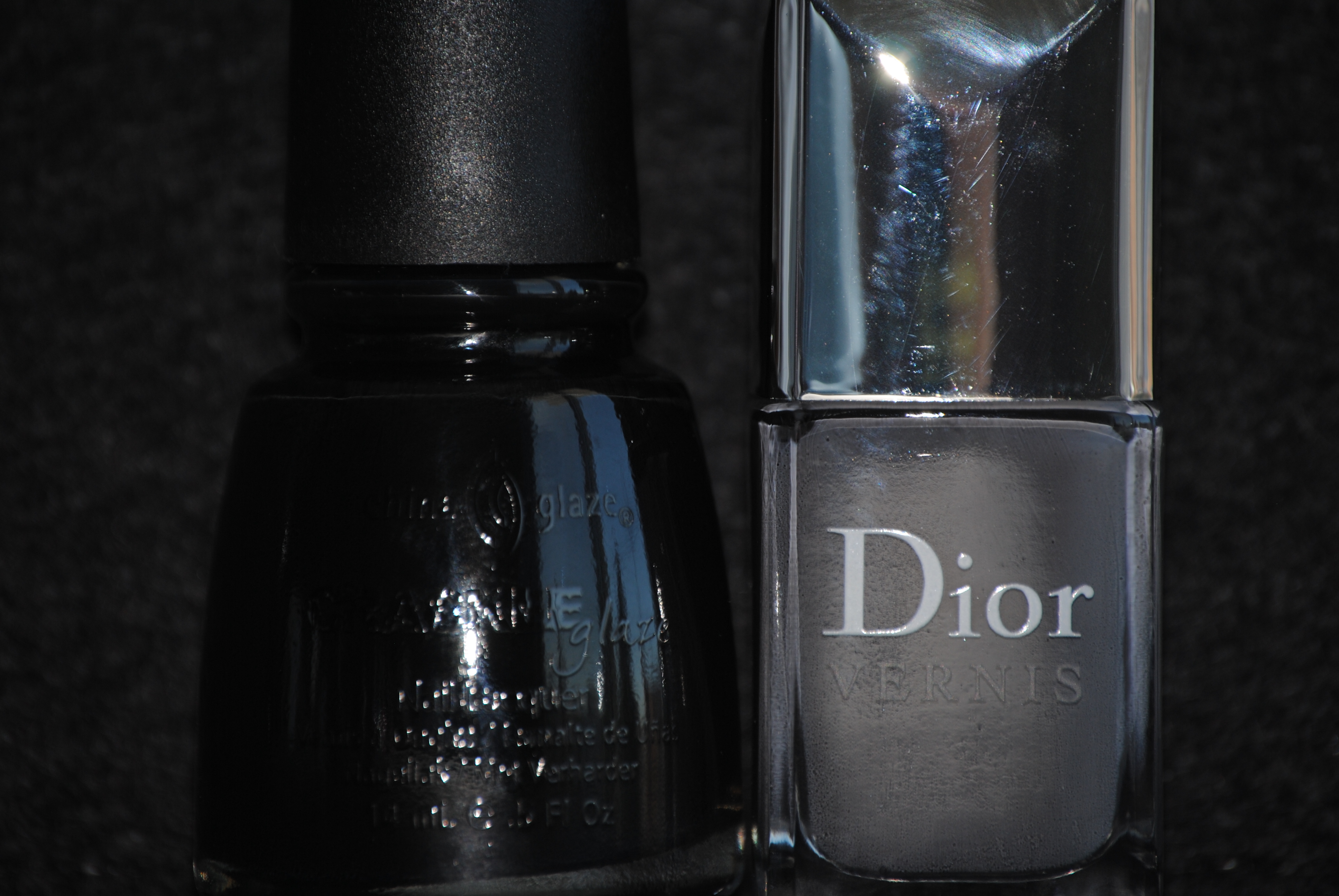Black Mesh & Gris Montaigne - tone on tone