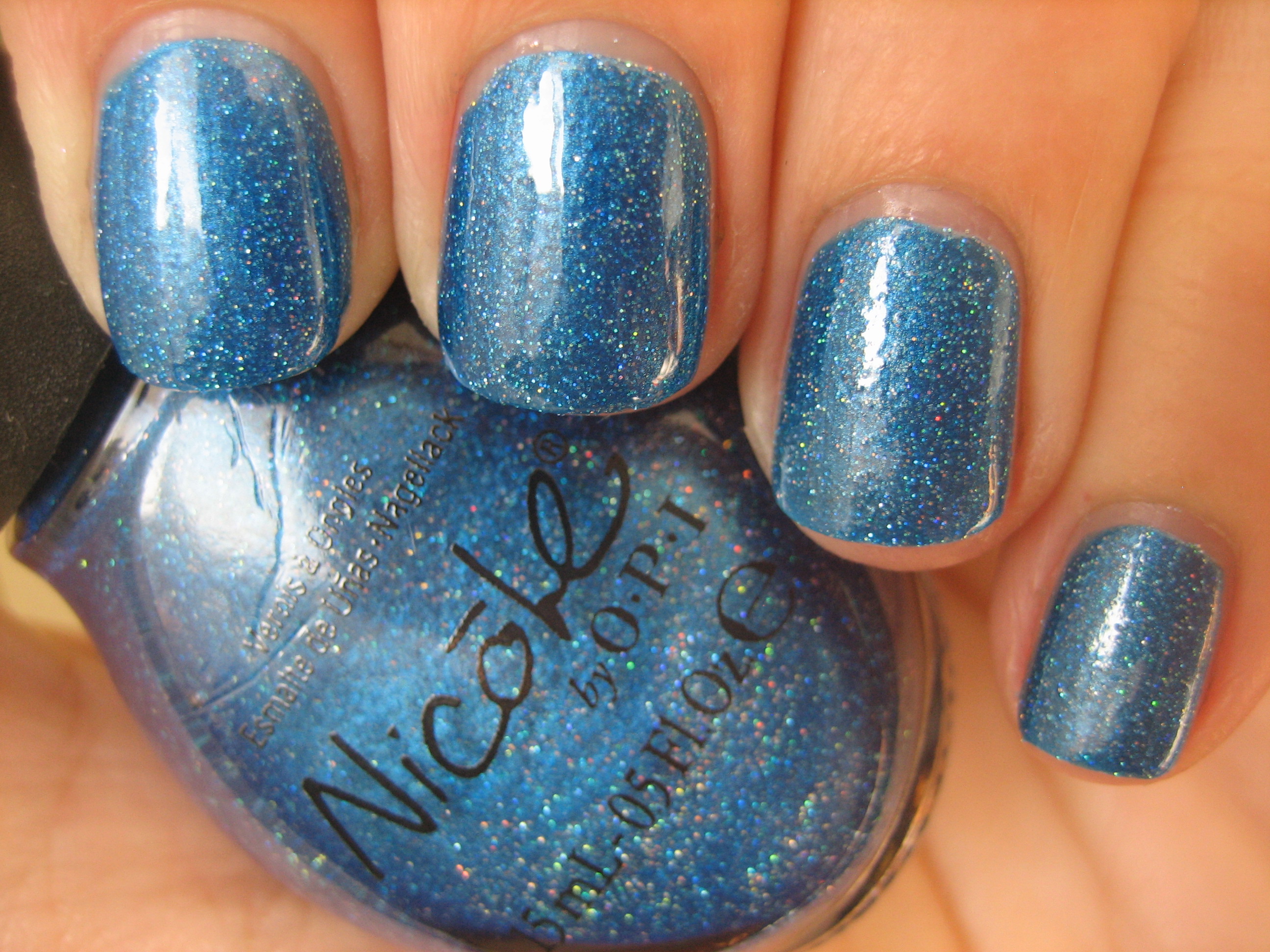 Me + Blue with top coat
