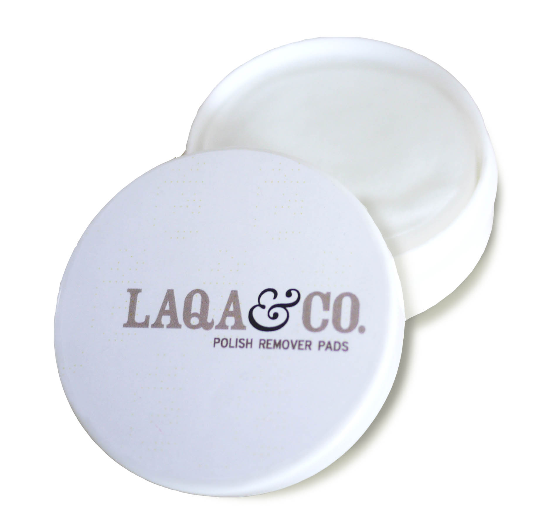 LAQA nail polish remover pads