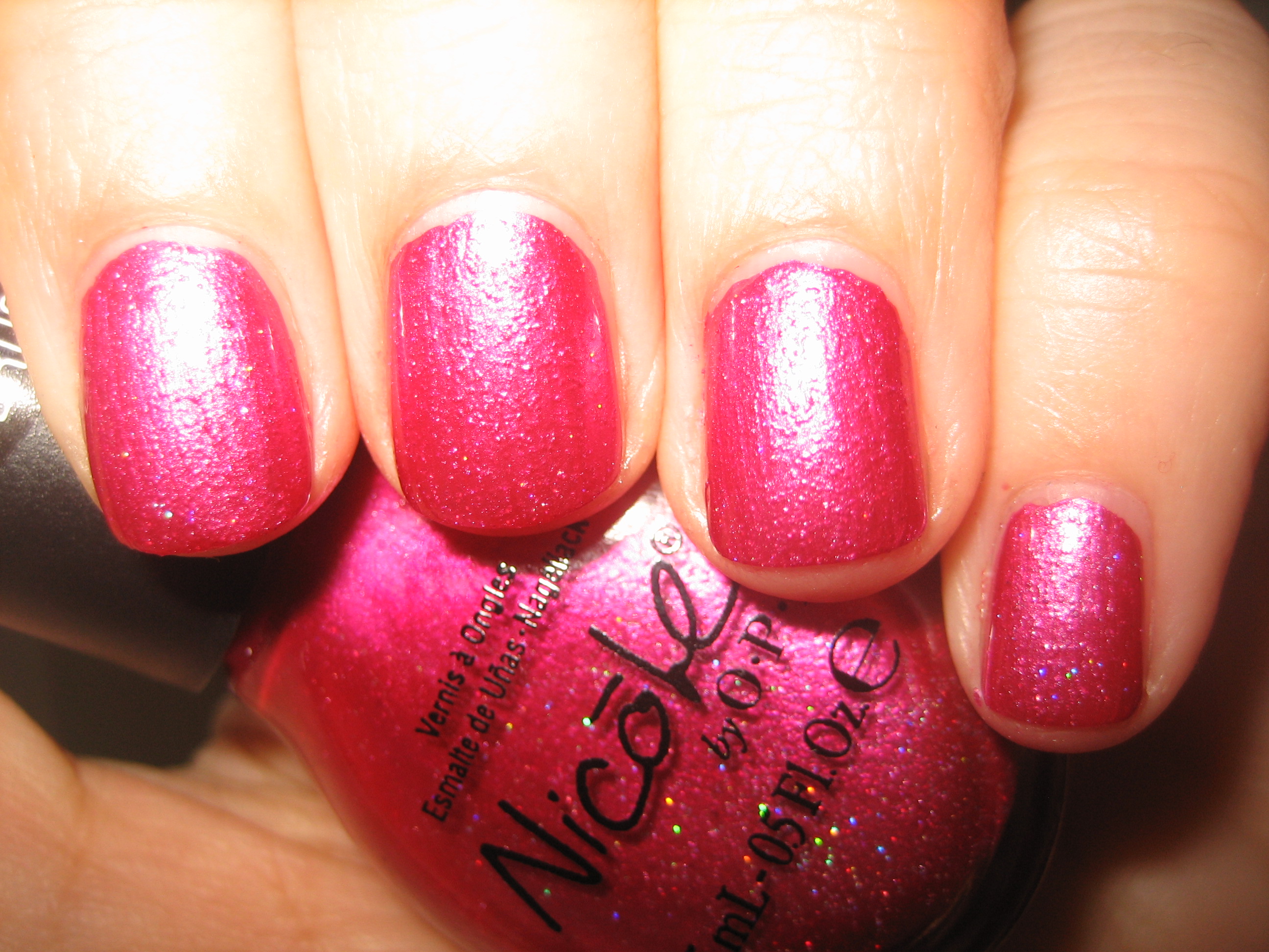 Never Give Up swatch (with flash)