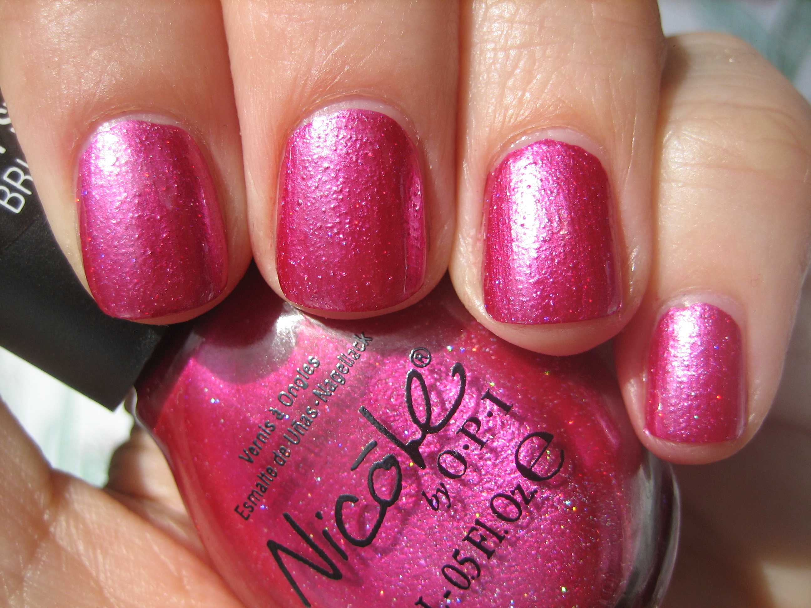Never Give Up swatch (in sunlight)