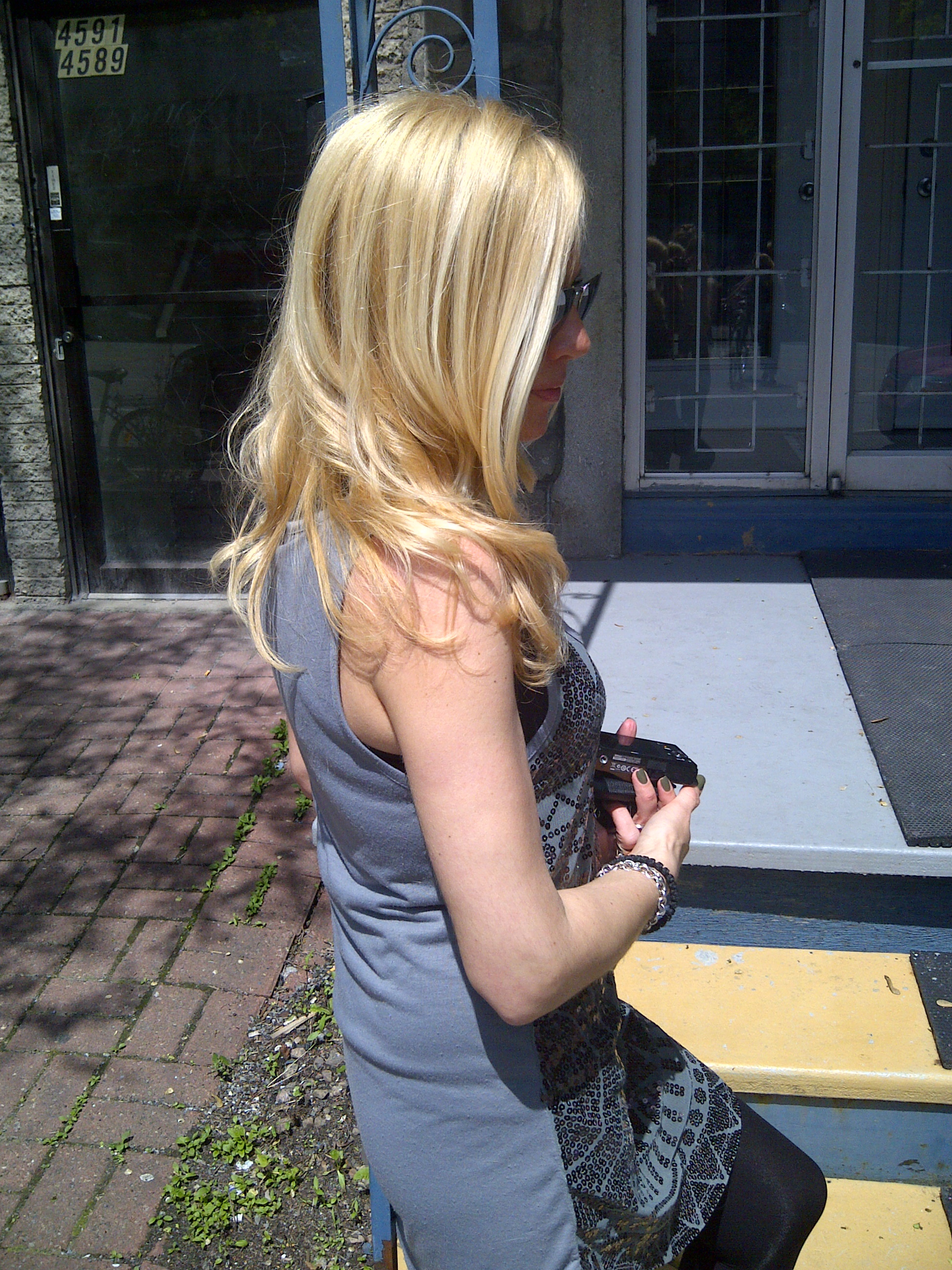Leaving the Salon