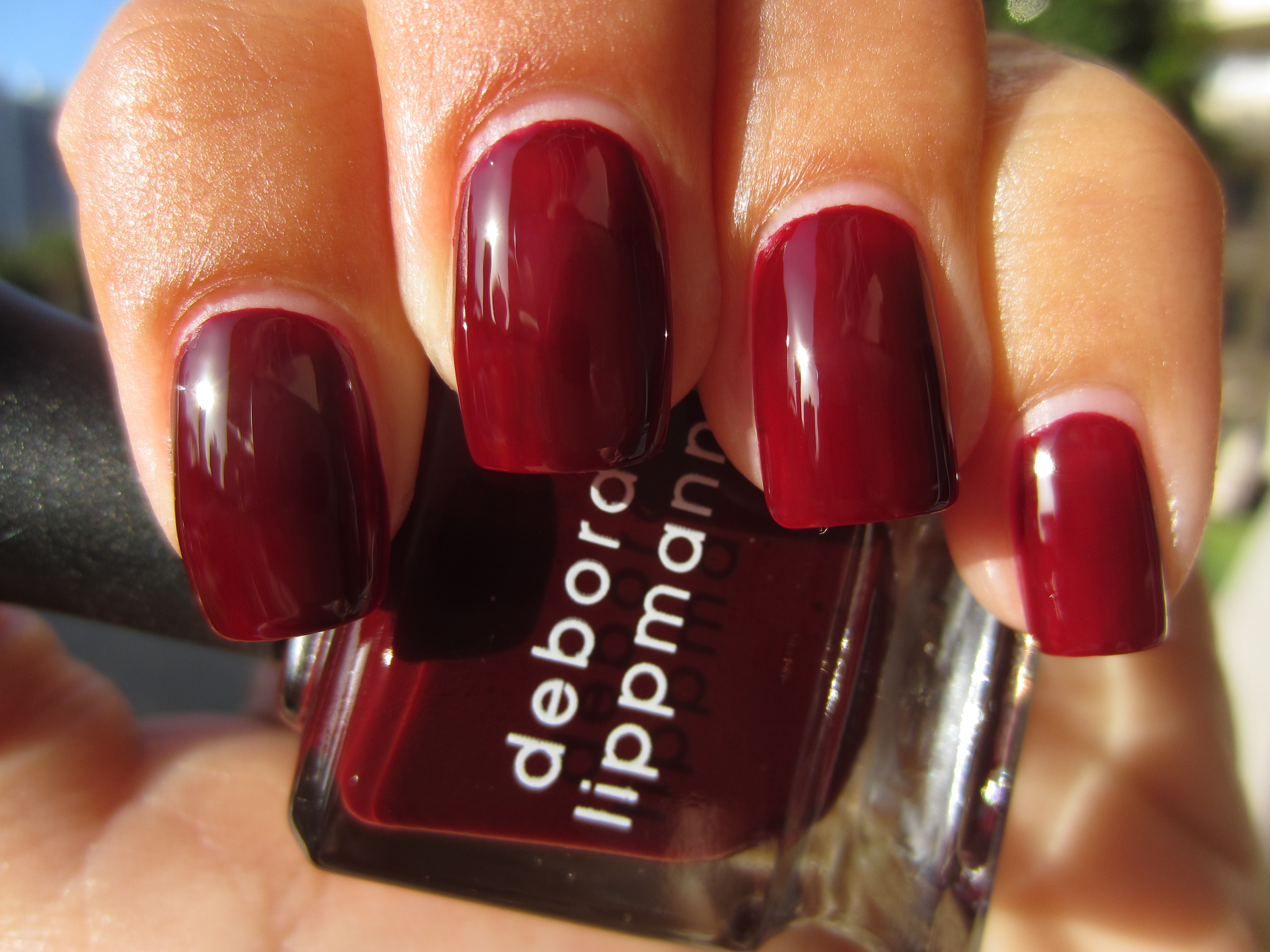 Single Ladies swatch (sunlight & top coat)
