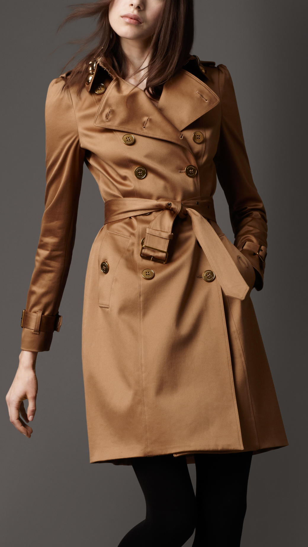 Burberry Tan Trench Coat
