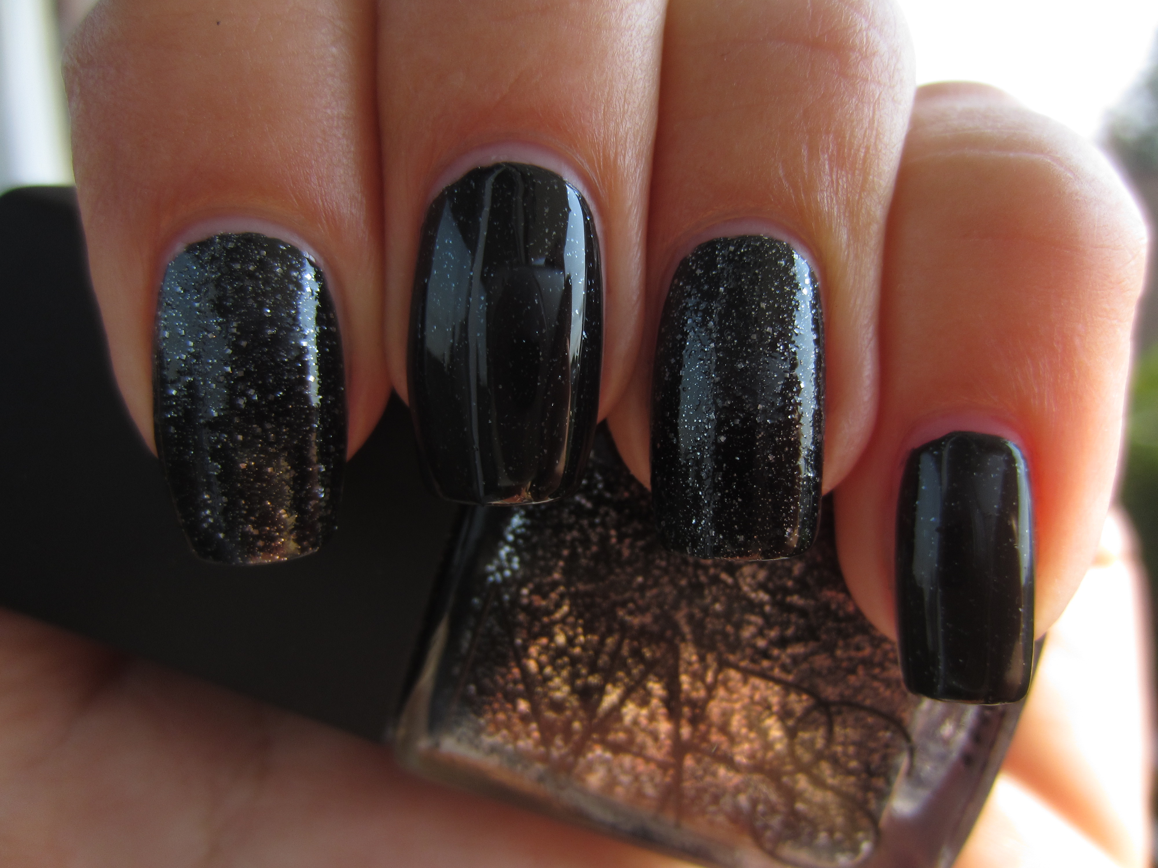 Night Breed vs Black Sequins swatch (shaded light)