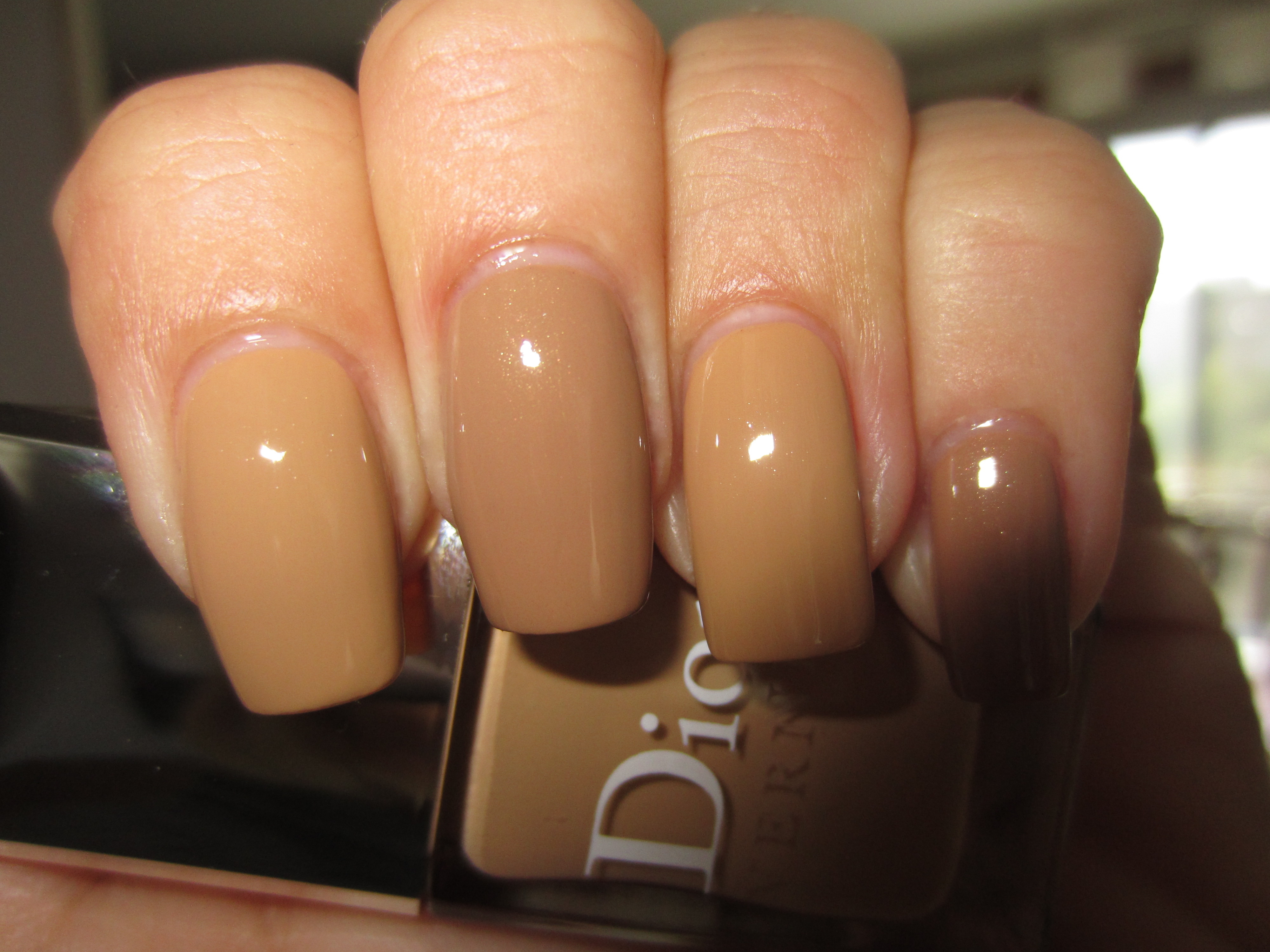 Camel vs. Brown Bag swatch (flash)