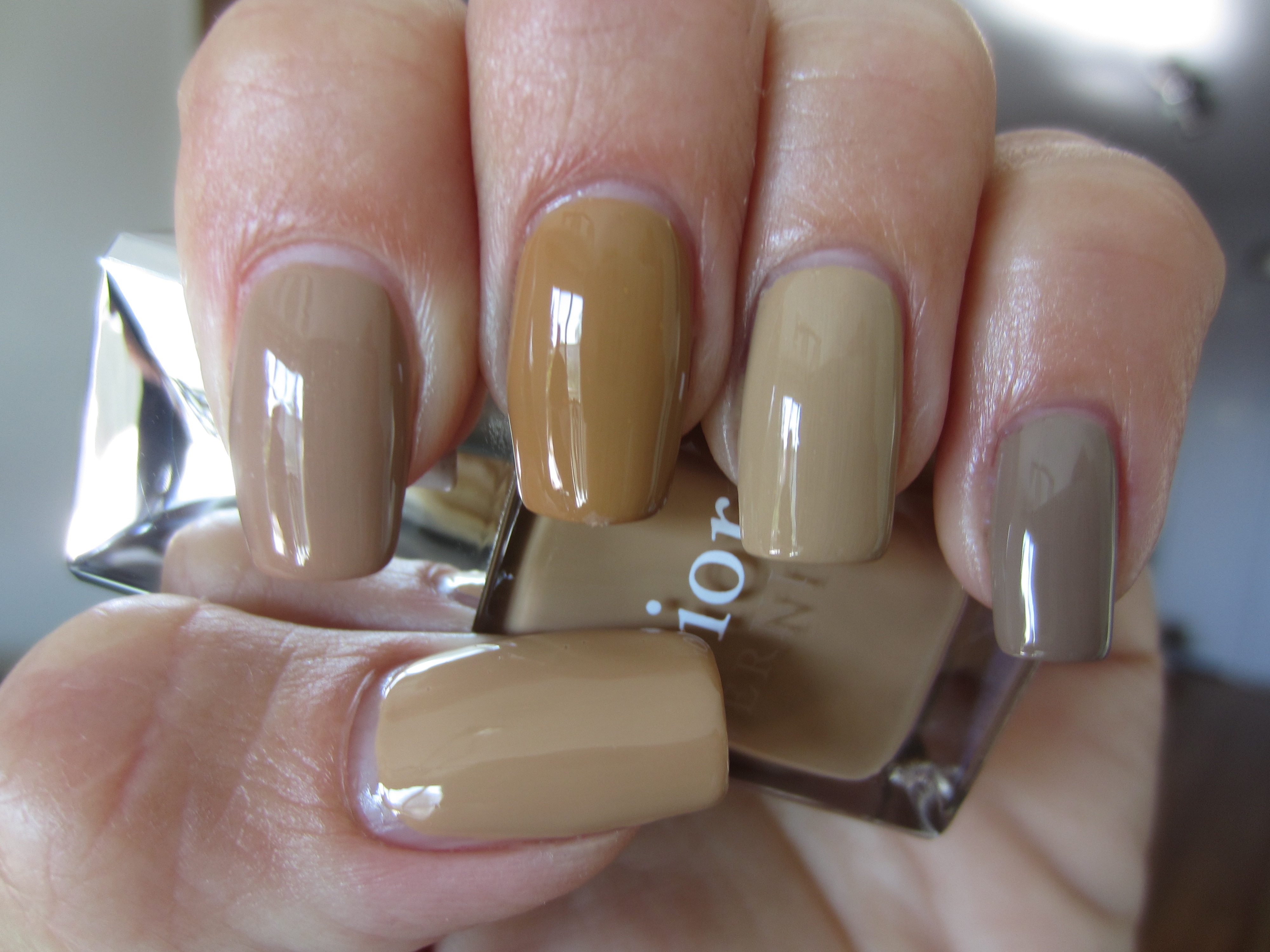 Camel & comparisons swatch (indirect light)