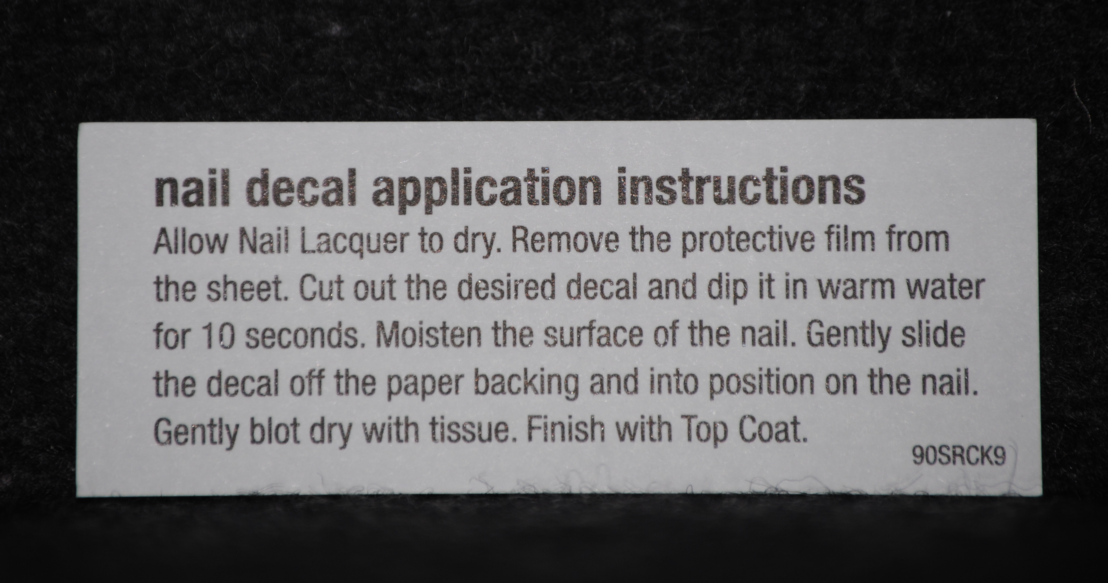 Spookettes Decals Instructions