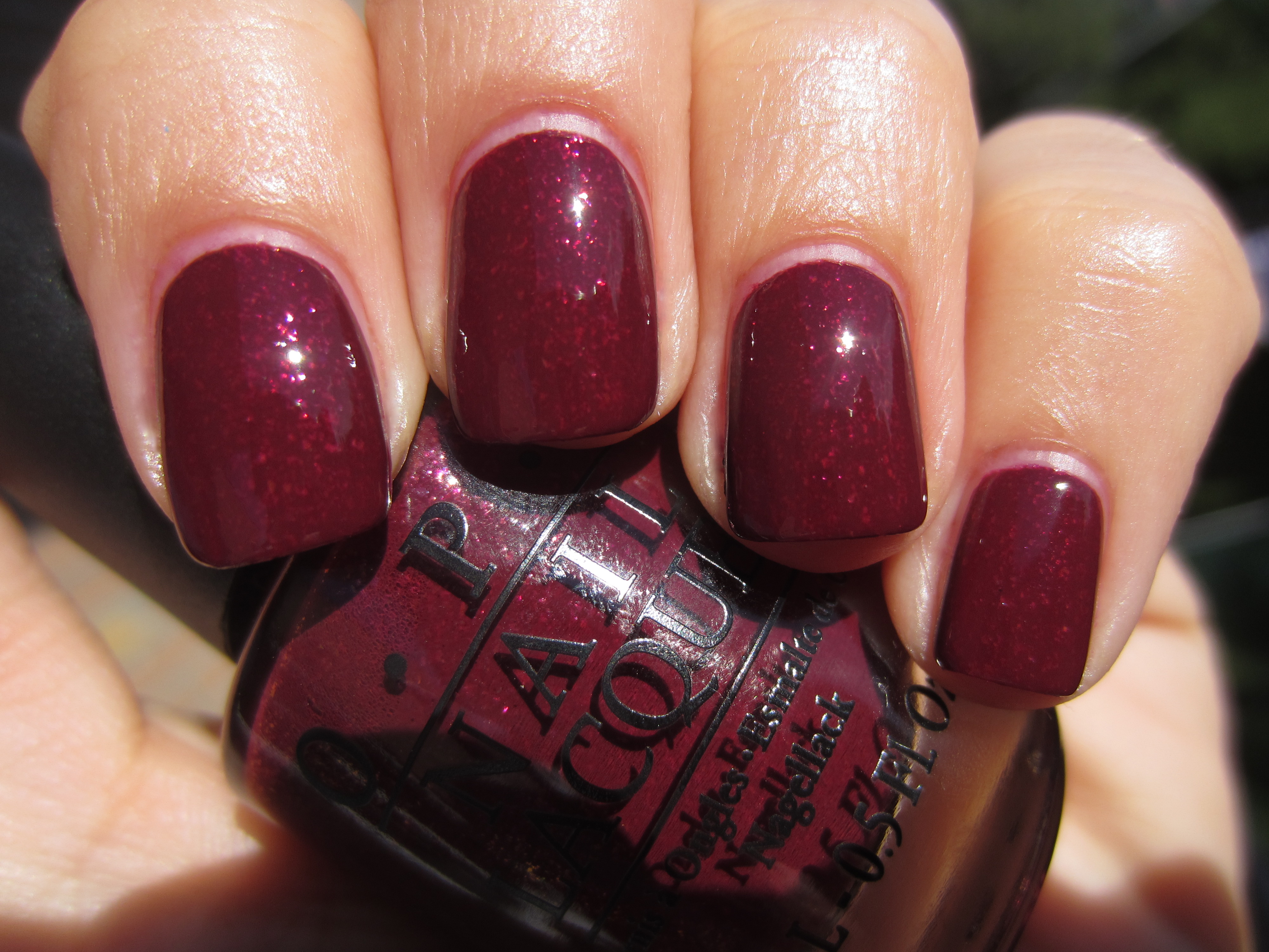 Pepe's Purple Passion swatch (sunlight)