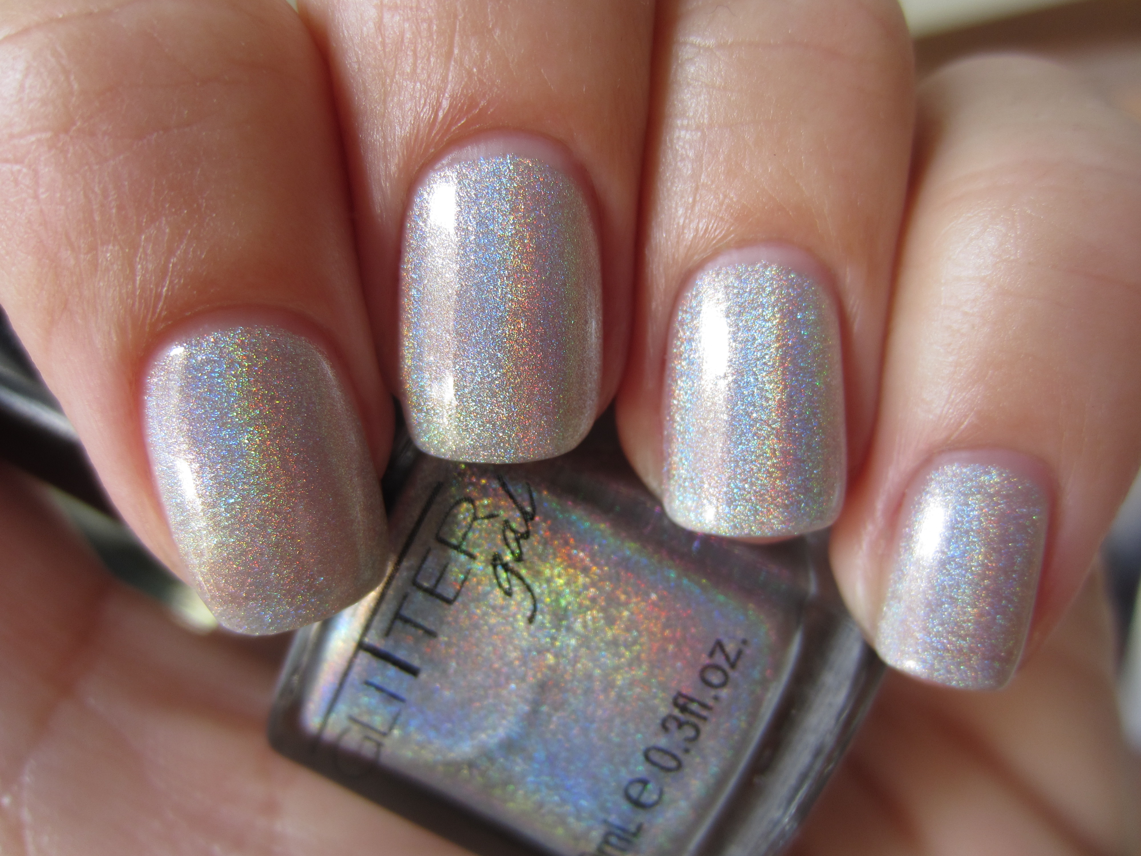 Silver Holo swatch (indirect light & TC)