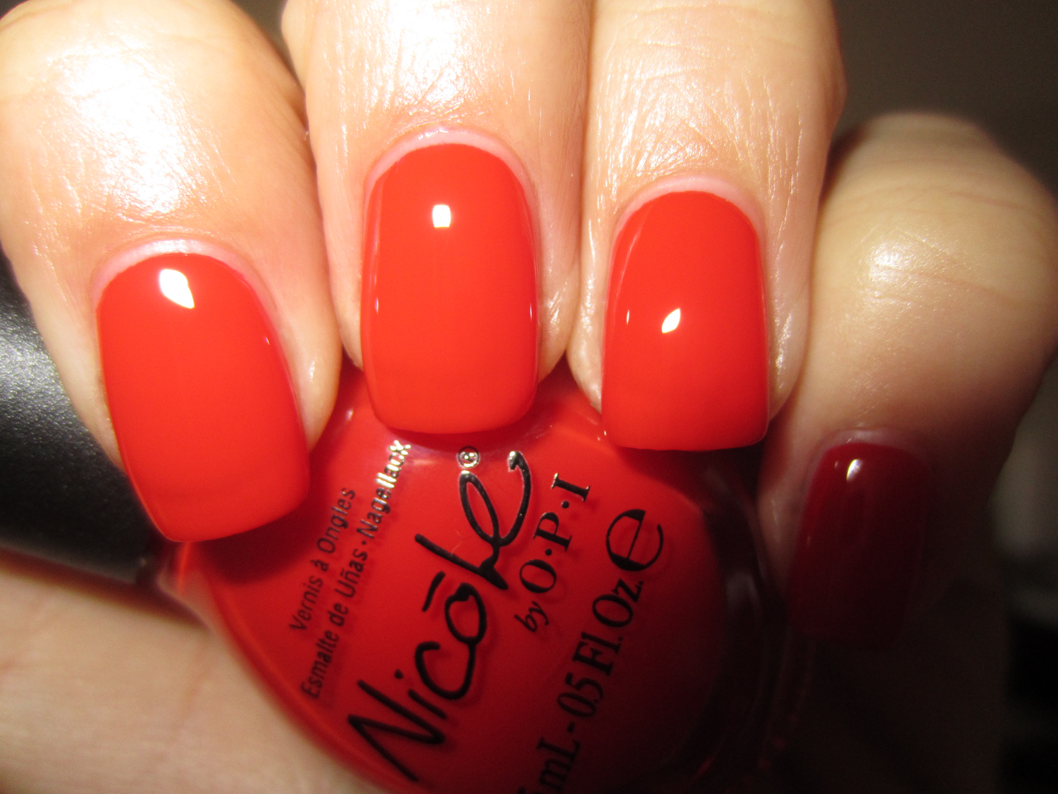 Kourt Is Red-Y For A Pedi swatch (flash)