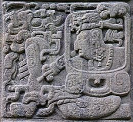 Mayan bas-relief