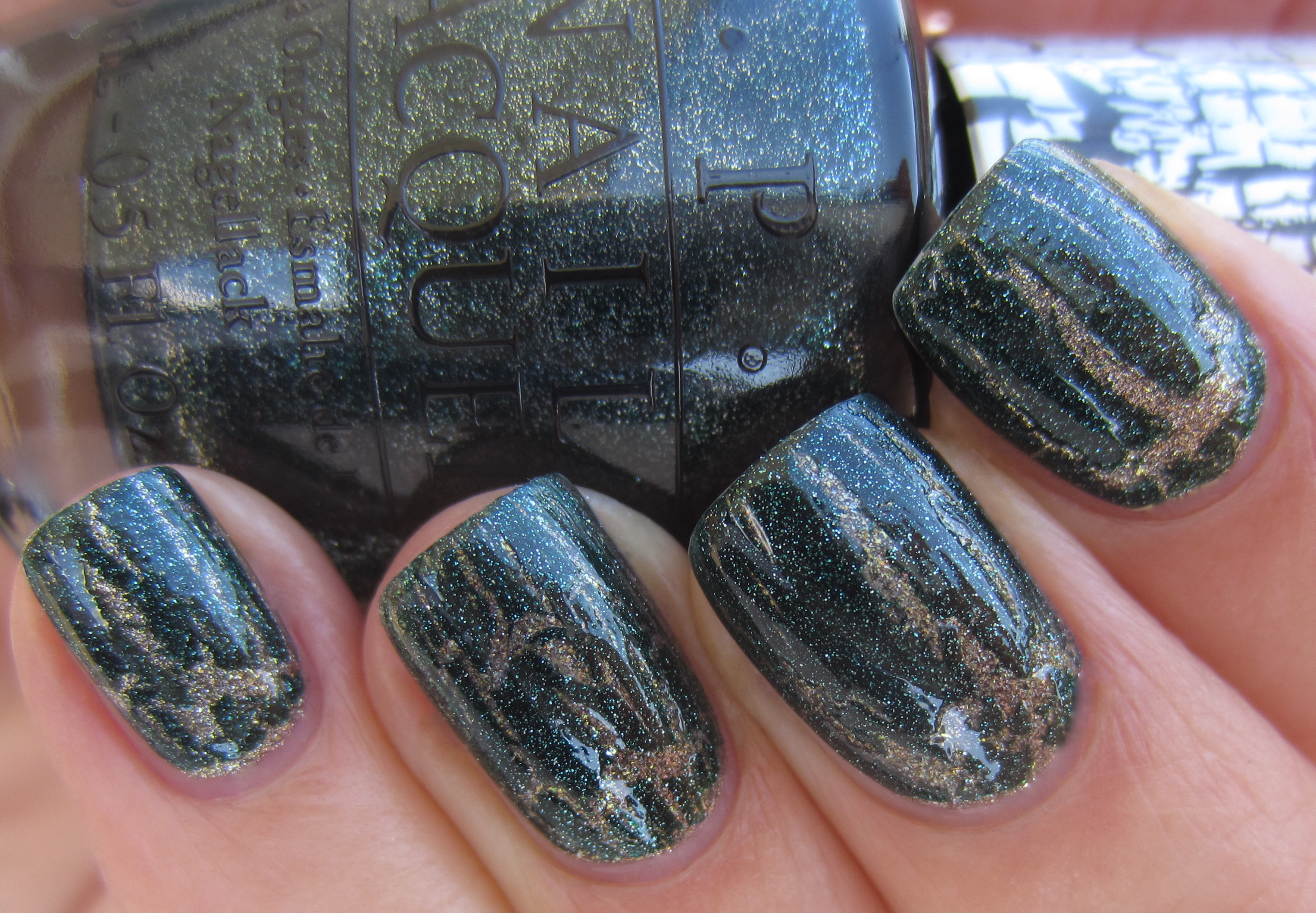 Number One & Graphite with Shatter swatch (indoors)