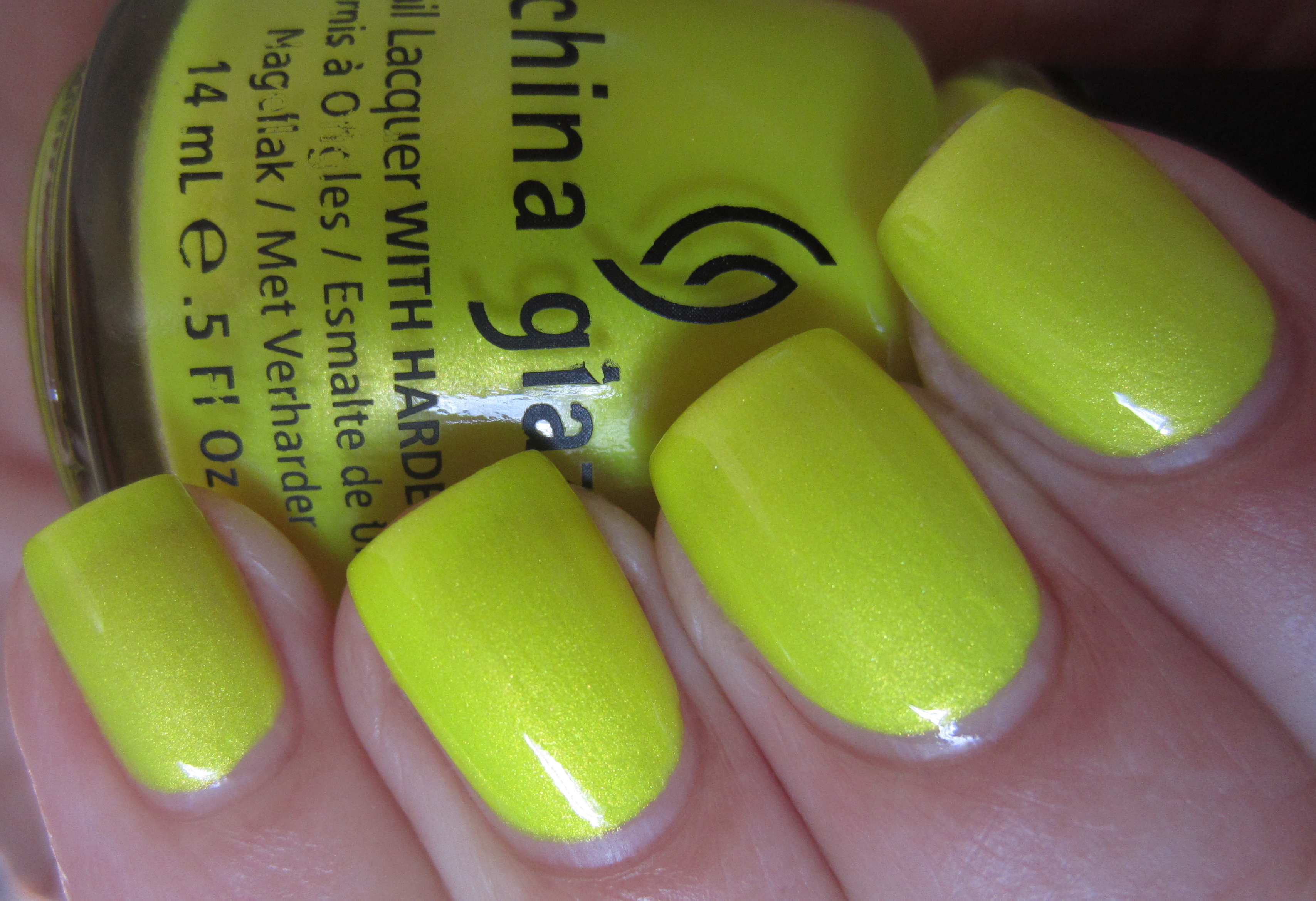Sun-Kissed swatch (indoors)