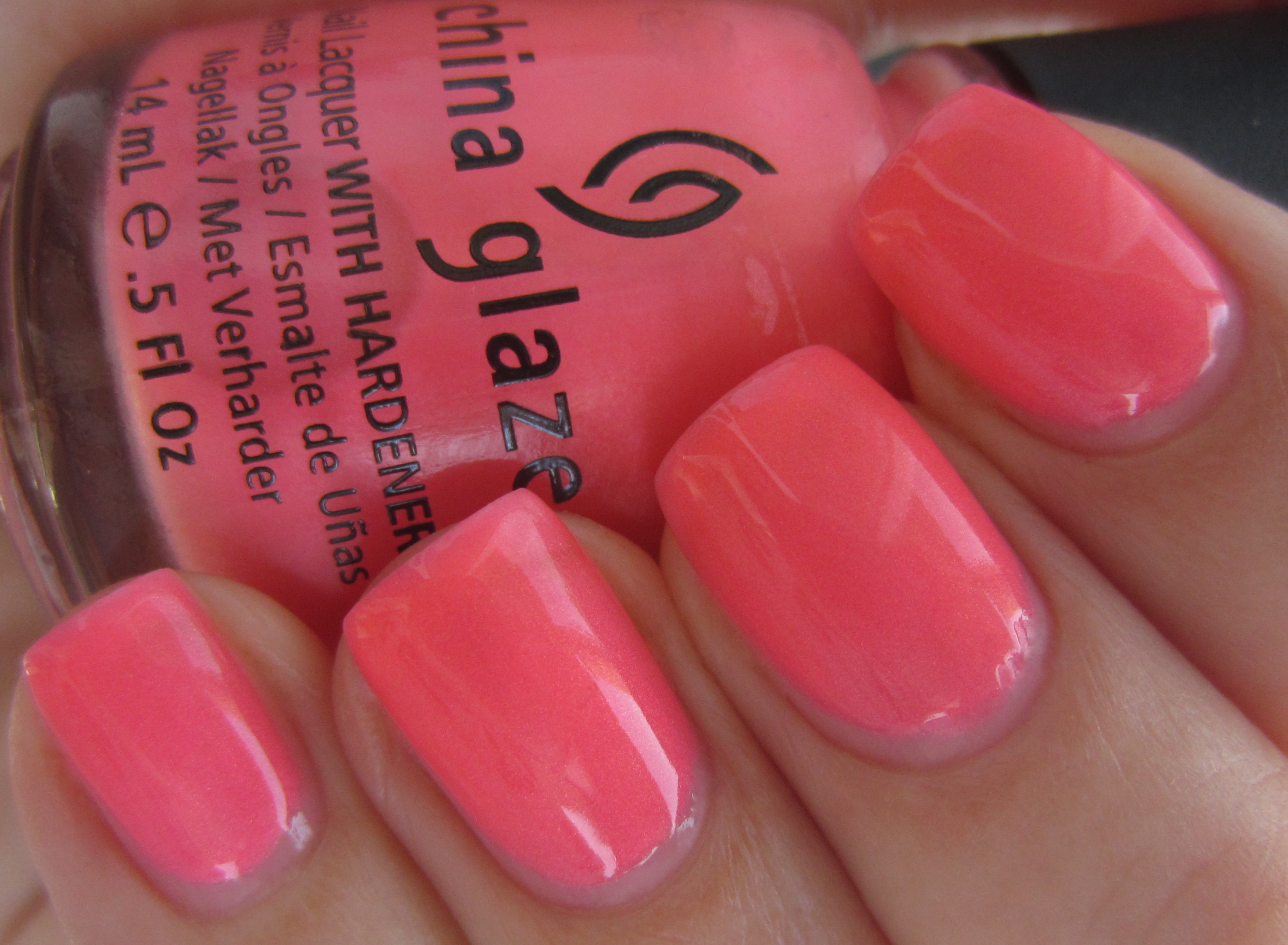 Pink Plumeria swatch (indoors)