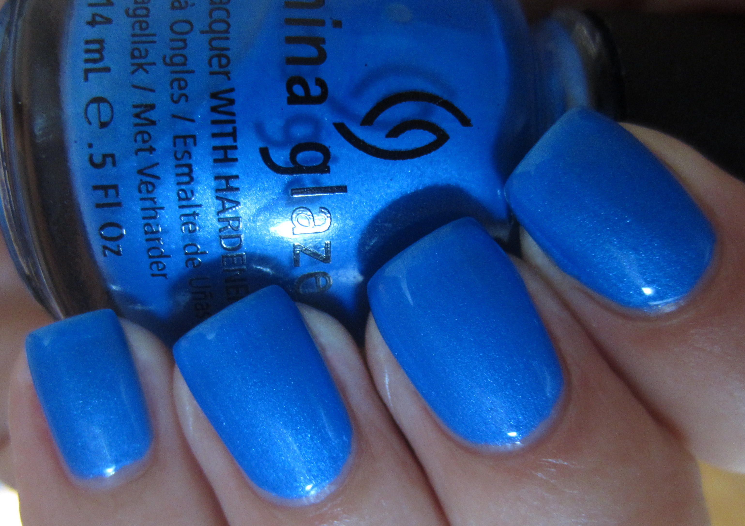 Splish Splash swatch (indoors)