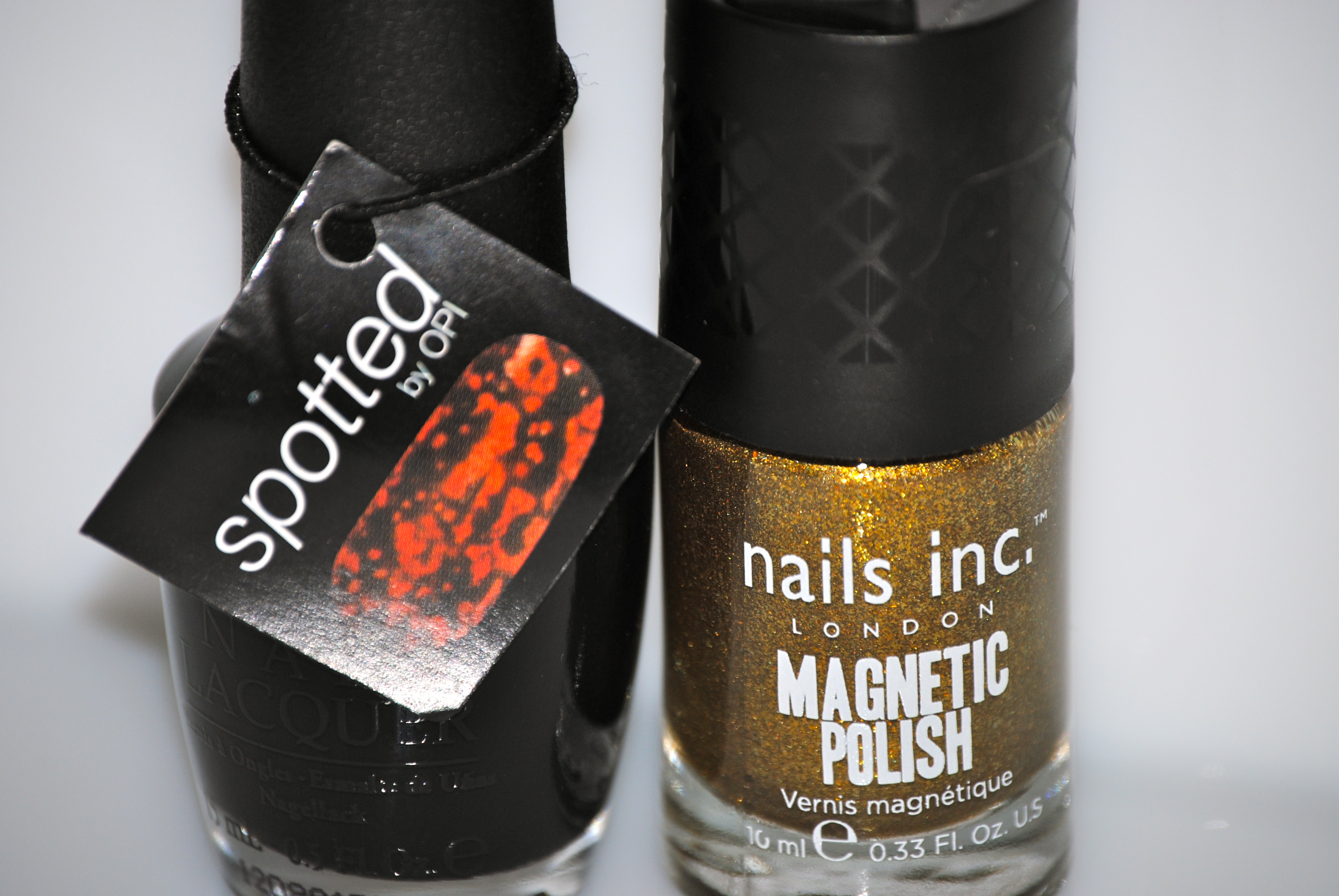 nails inc. Piccadilly & OPI Spotted