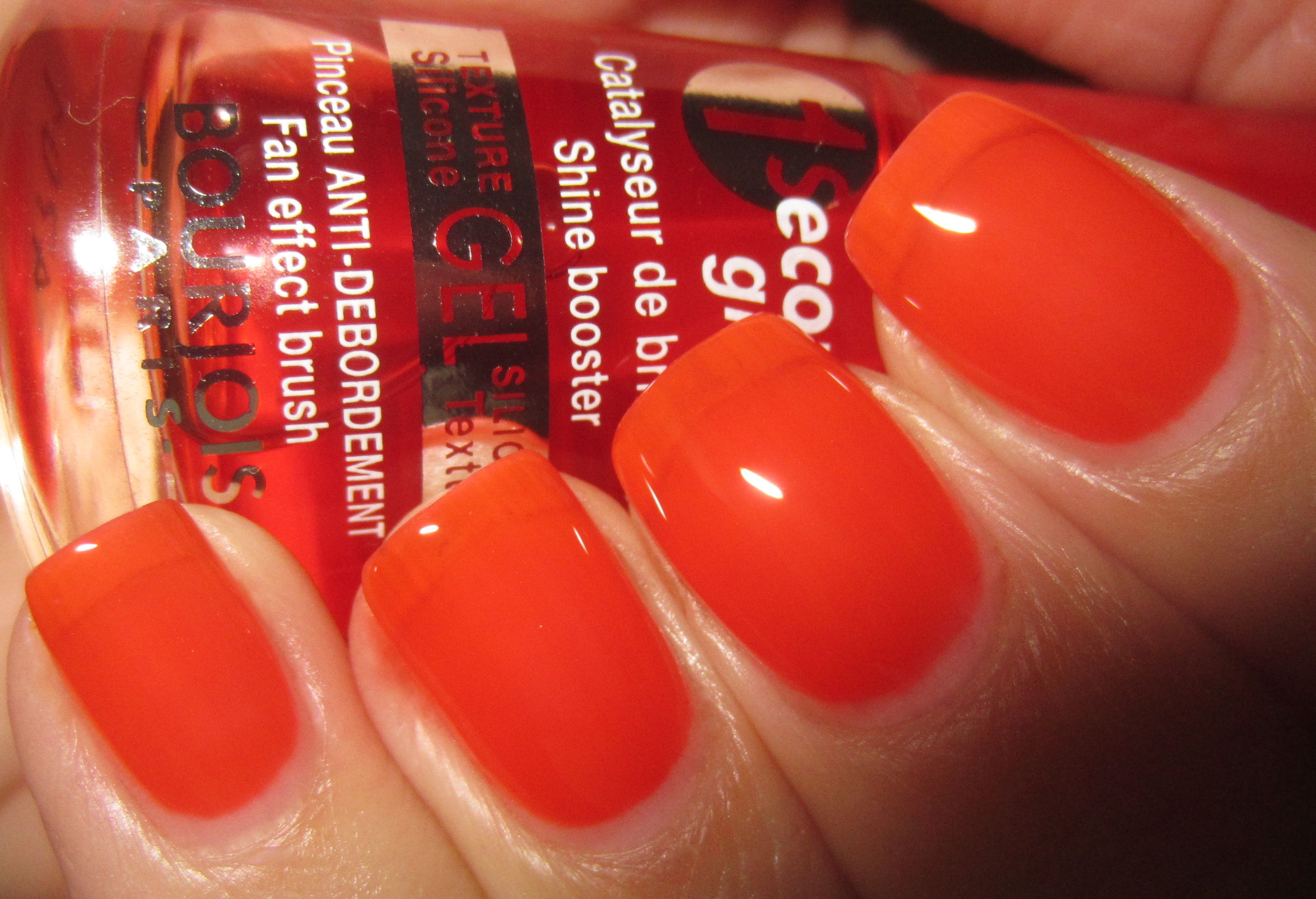 Bourjois Grenadine Tonic swatch (3 coats/flash)