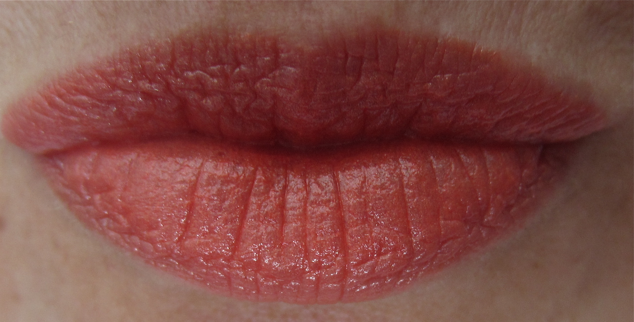 Bourjois Orange Appreté swatch (indoors)