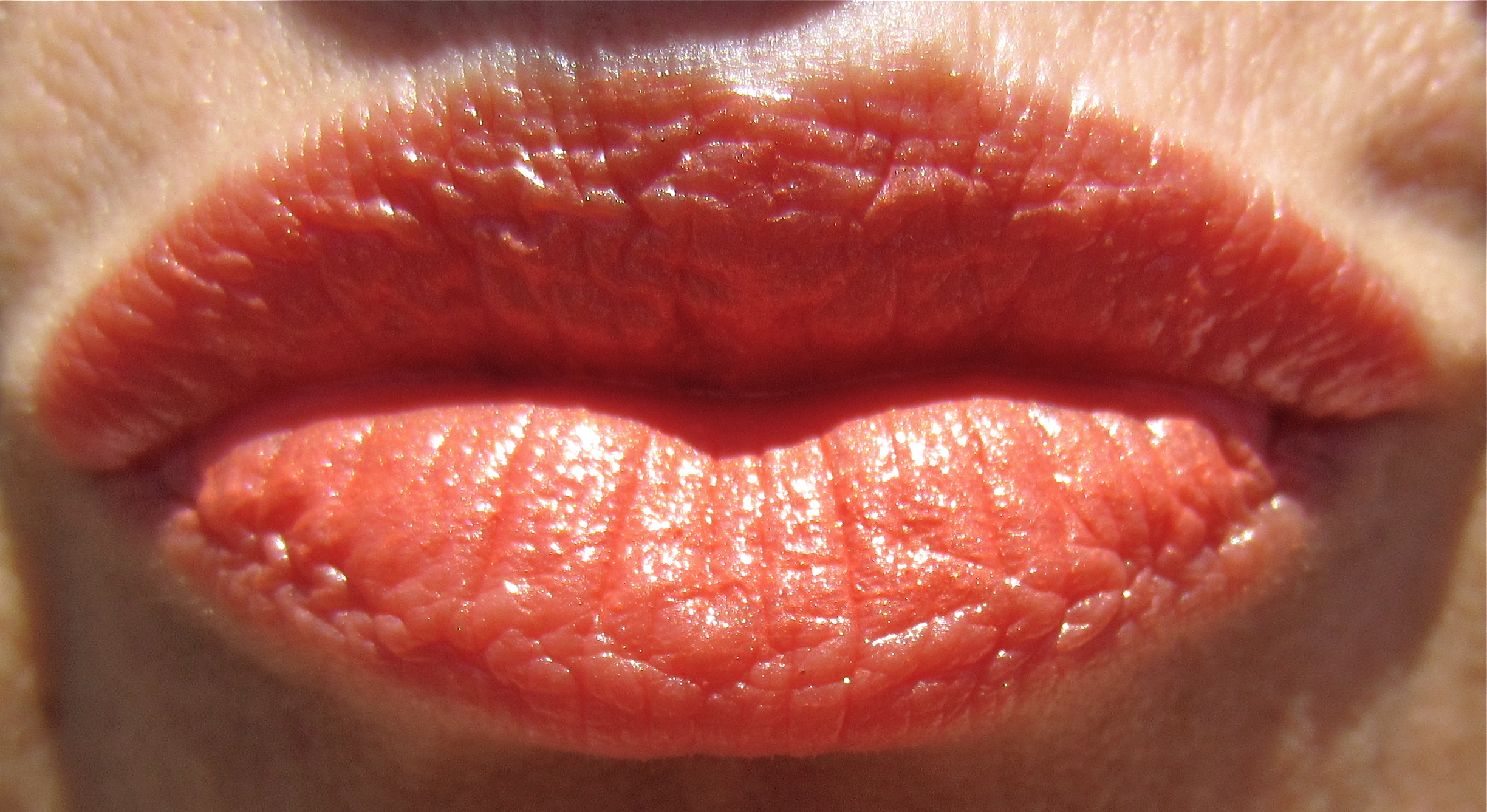 Bourjois Orange Appreté swatch (sunlight)