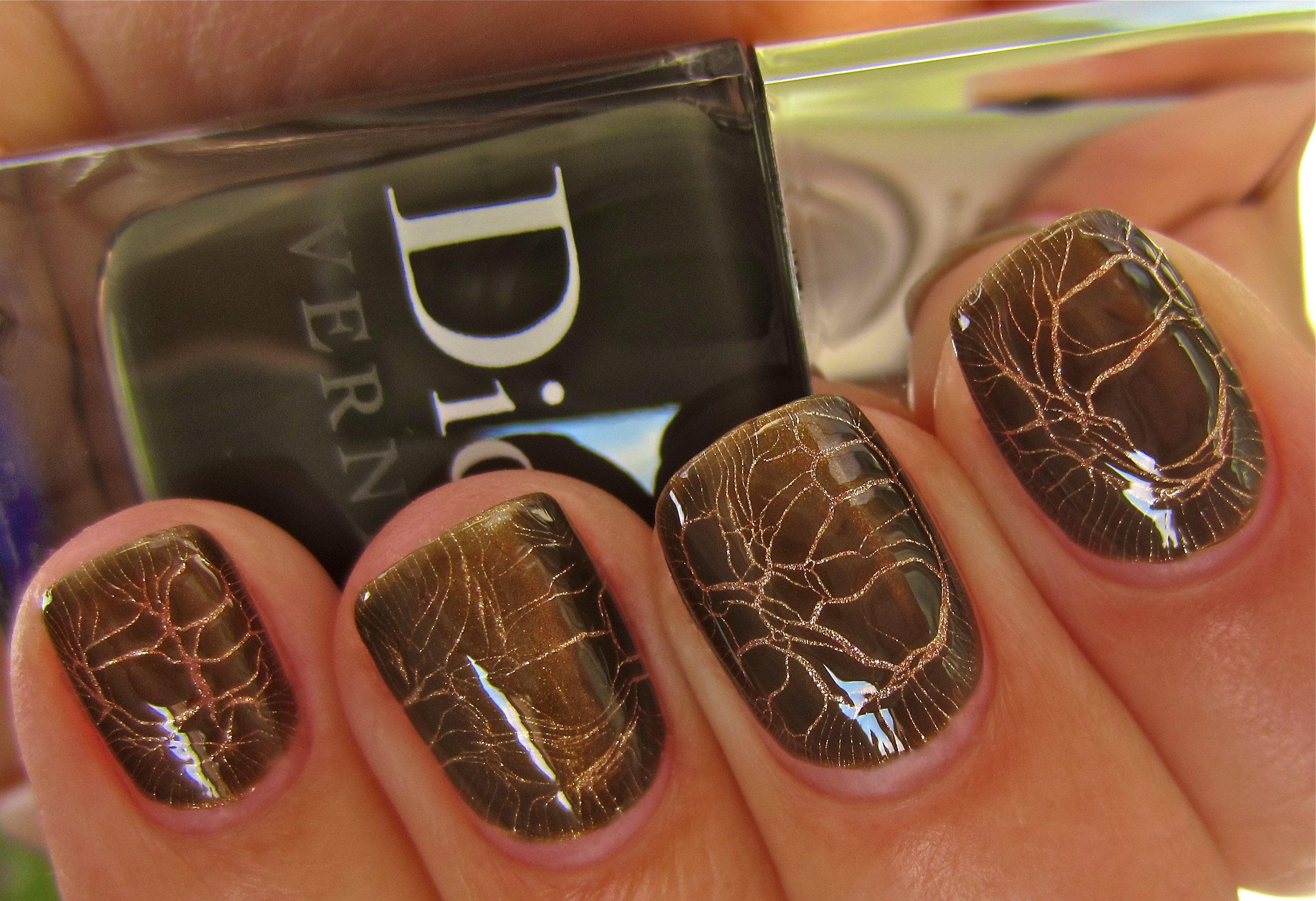 Dior Golden Jungle swatch, fine croc/indoors