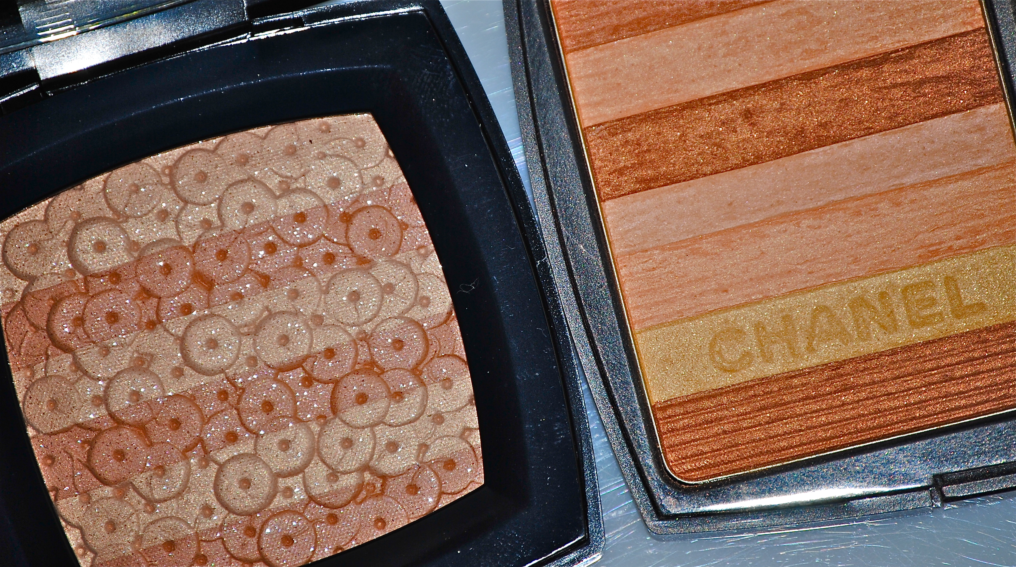 Chanel Lumière d'Artifices Beiges vs Sable Beige