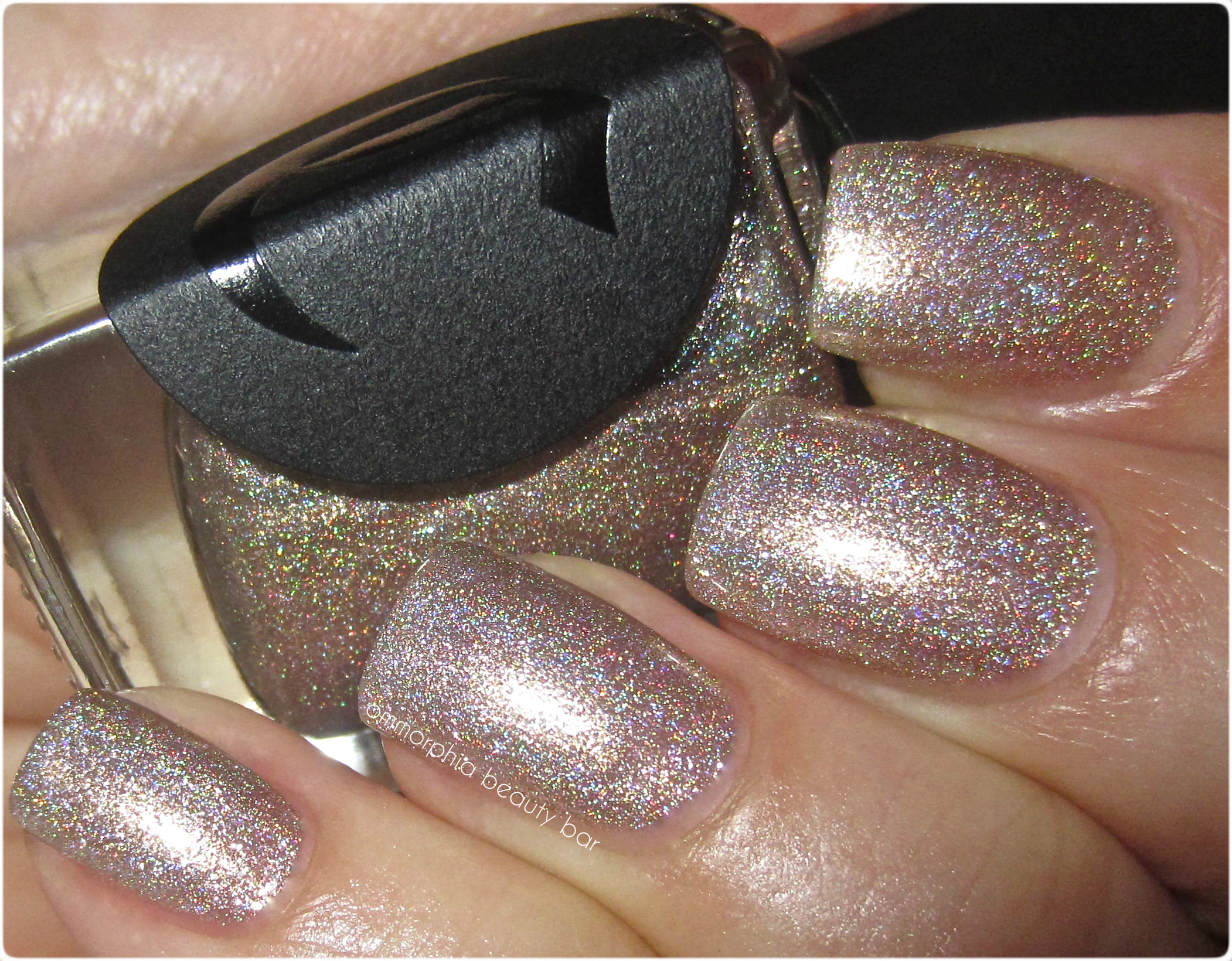 Cirque Never Nude swatch flash