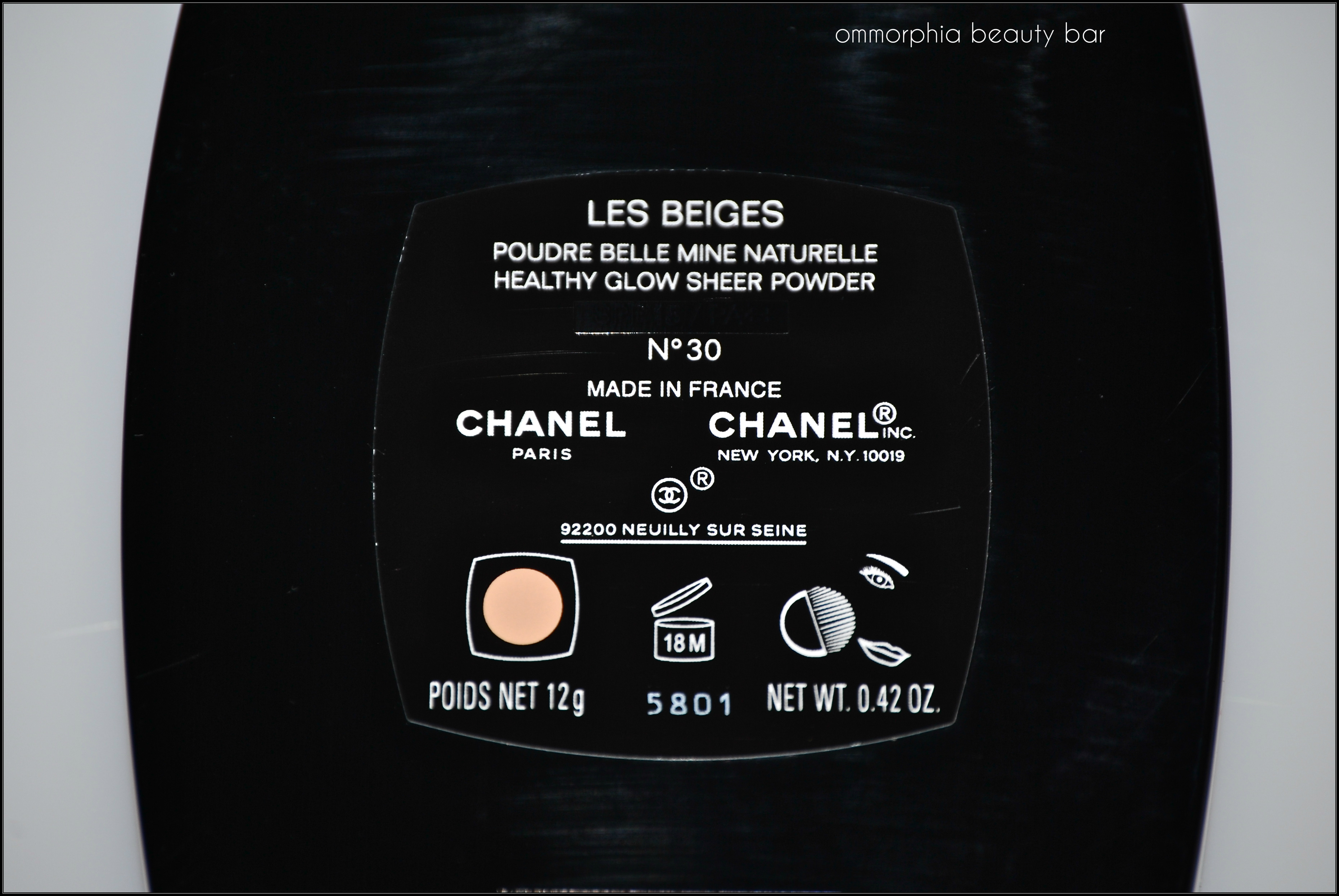 CHANEL Les Beiges #30 back