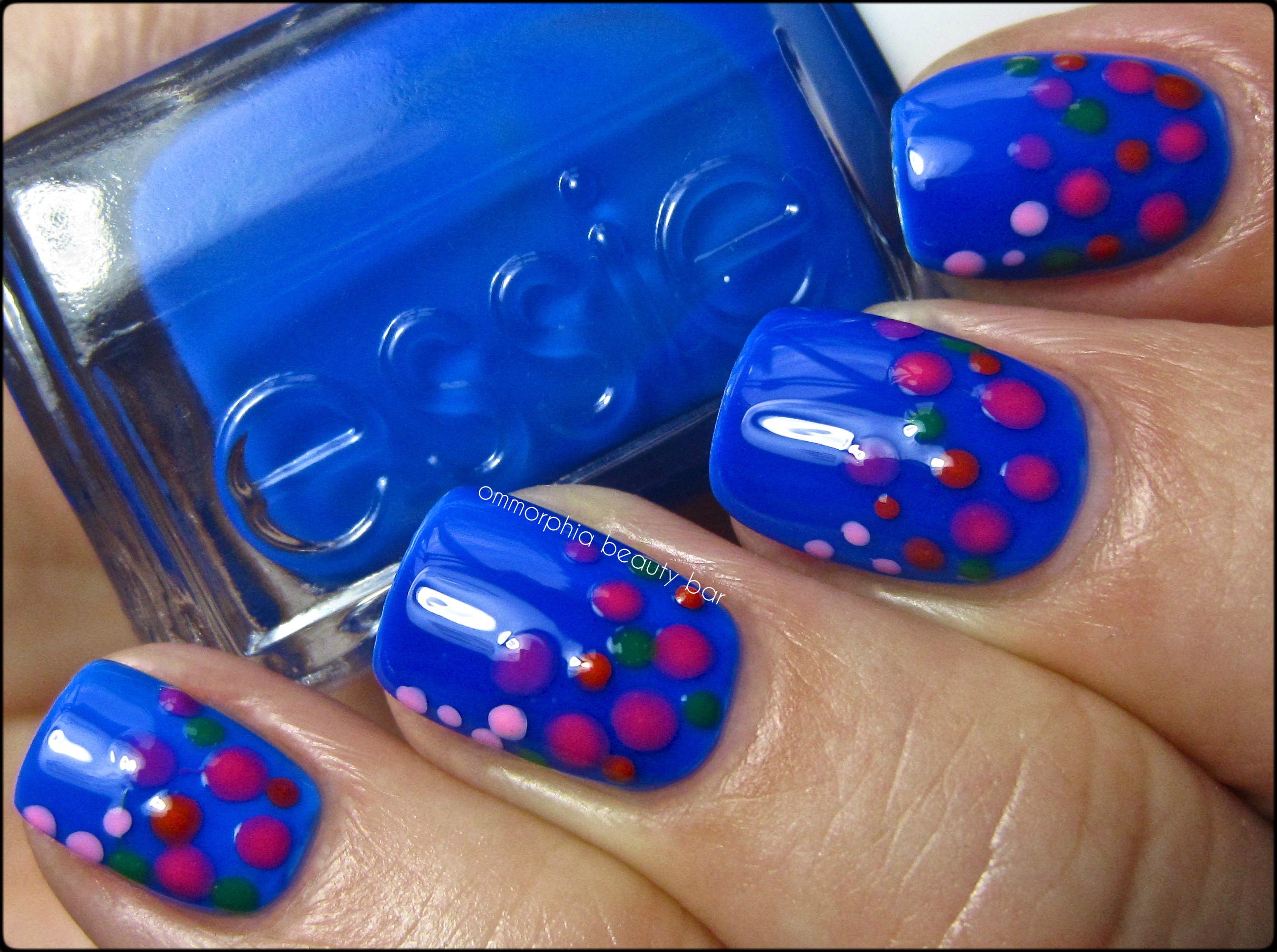 Essie Bouncer It's Me dotted swatch
