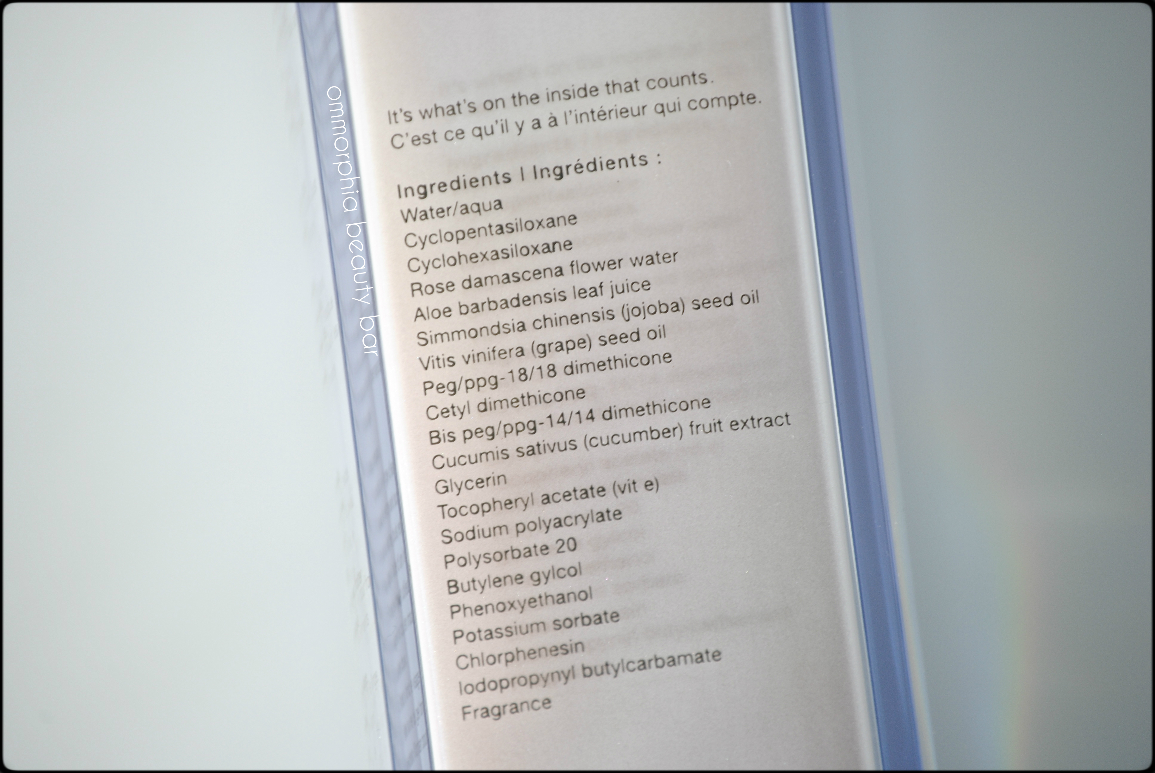 Mèreadesso Face + Neck Cleanser ingredients