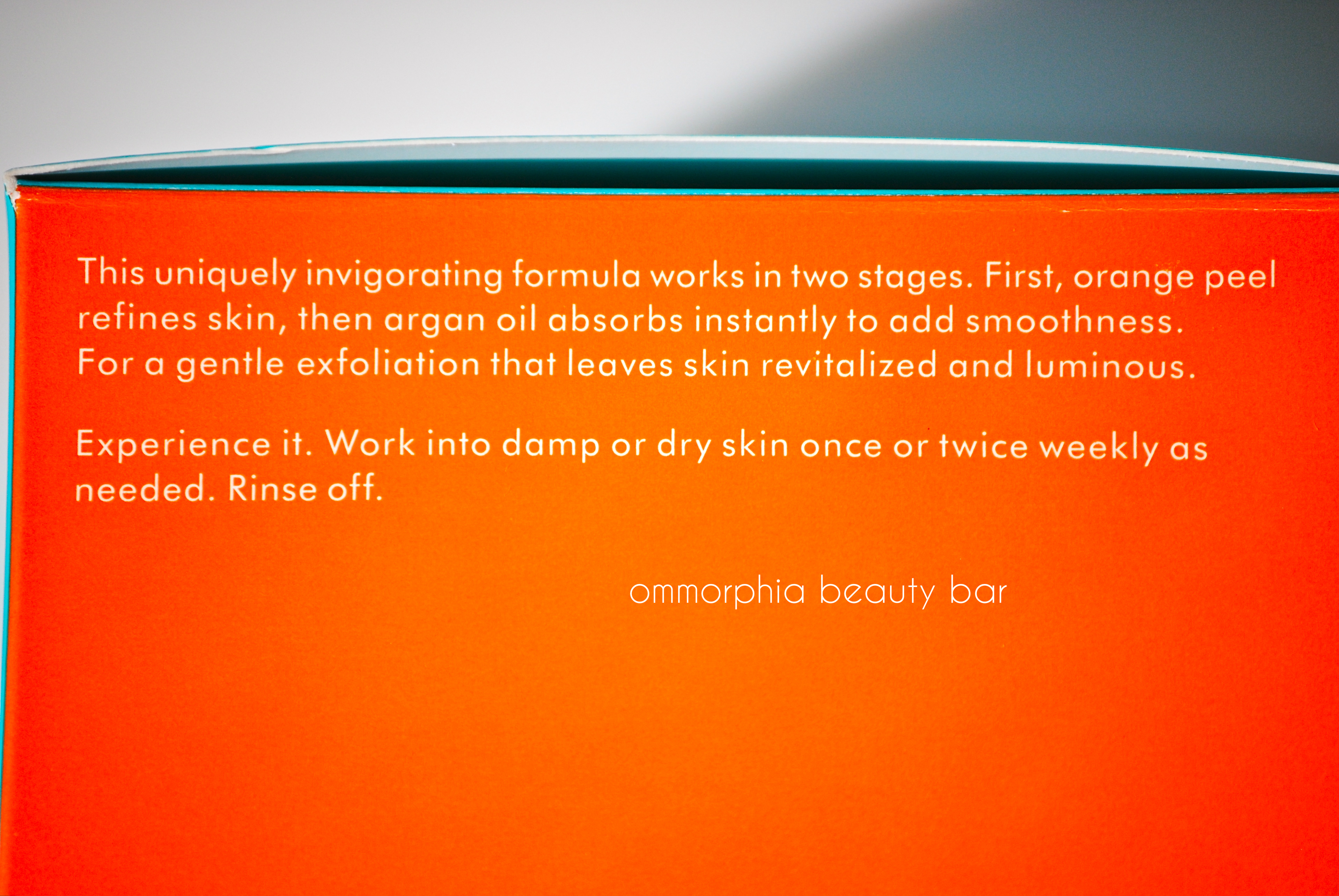 Moroccanoil Body Buff directions