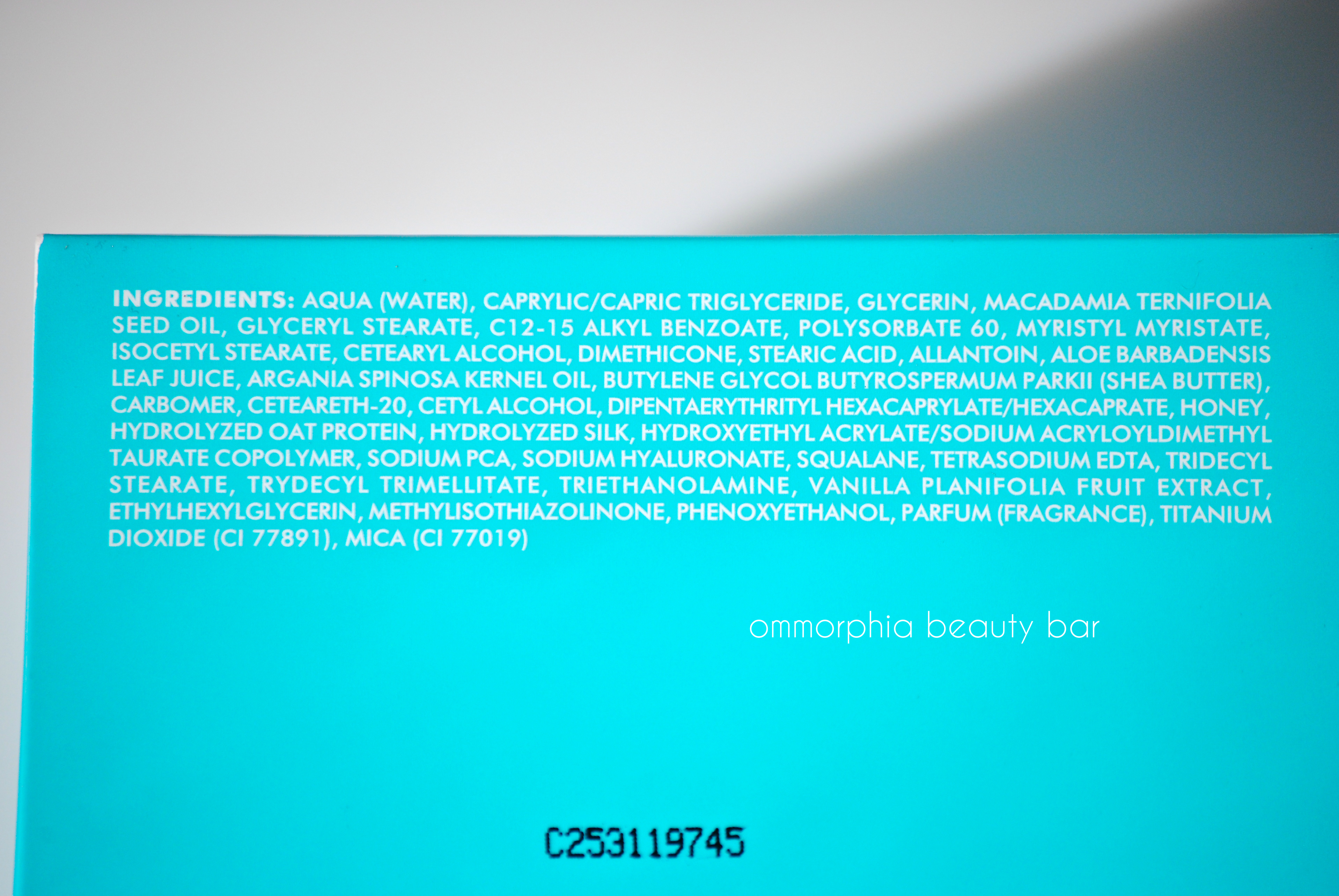 Moroccanoil Body Soufflé ingredients