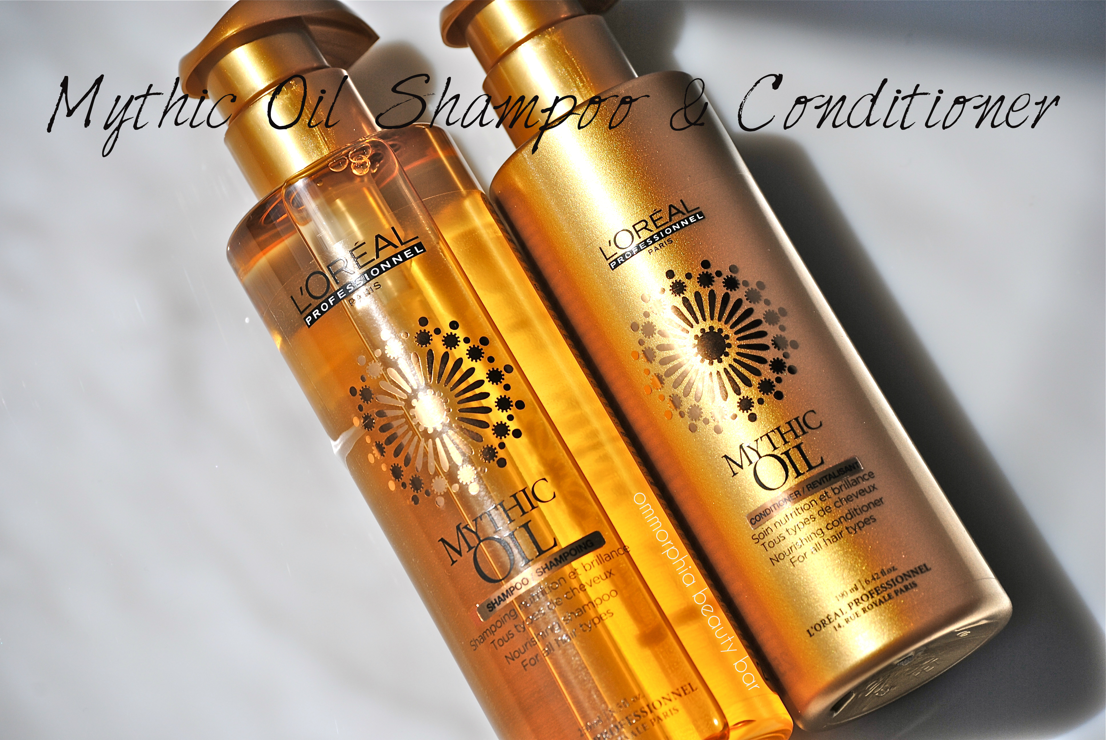 Mythic Oil Shampoo & Conditioner opener