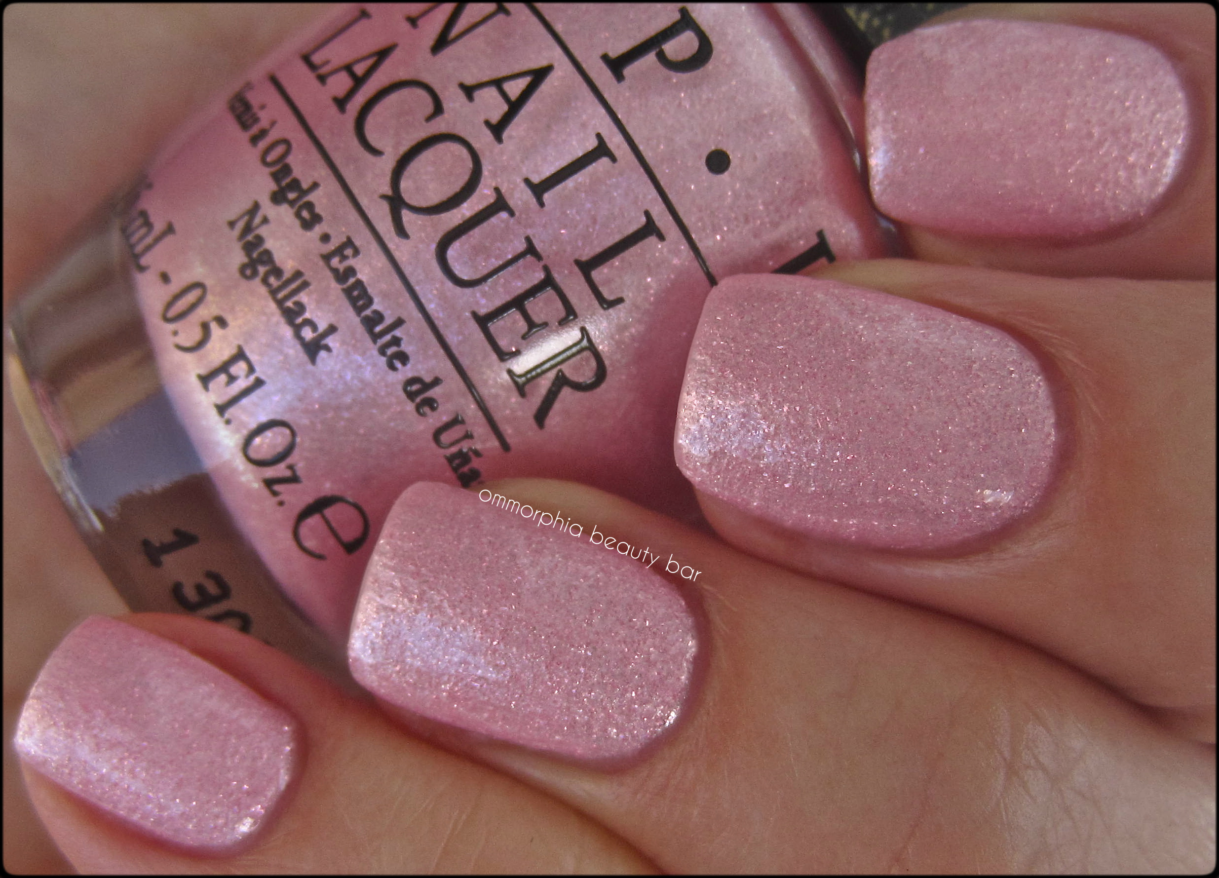 OPI Pussy Galore swatch glossy