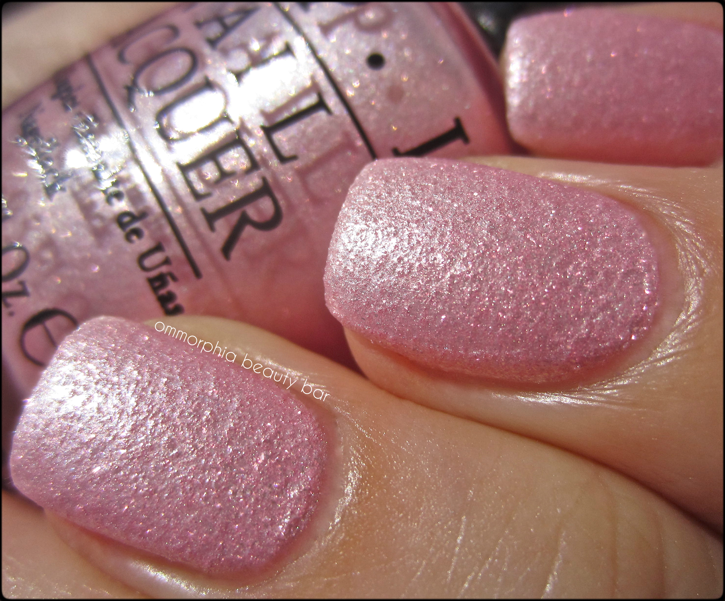 OPI Pussy Galore swatch macro