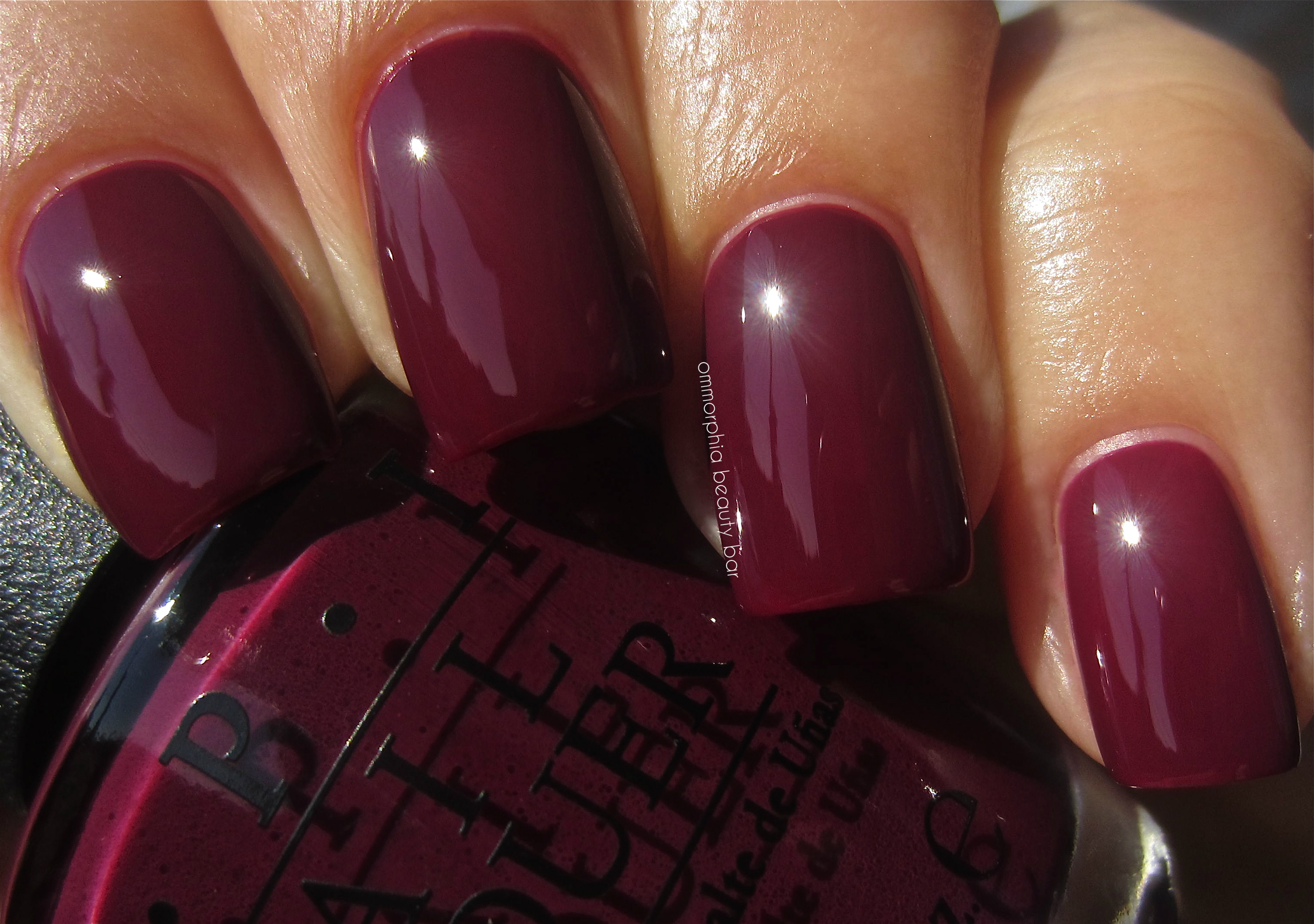 OPI In The Cable Car-Pool Lane swatch 2