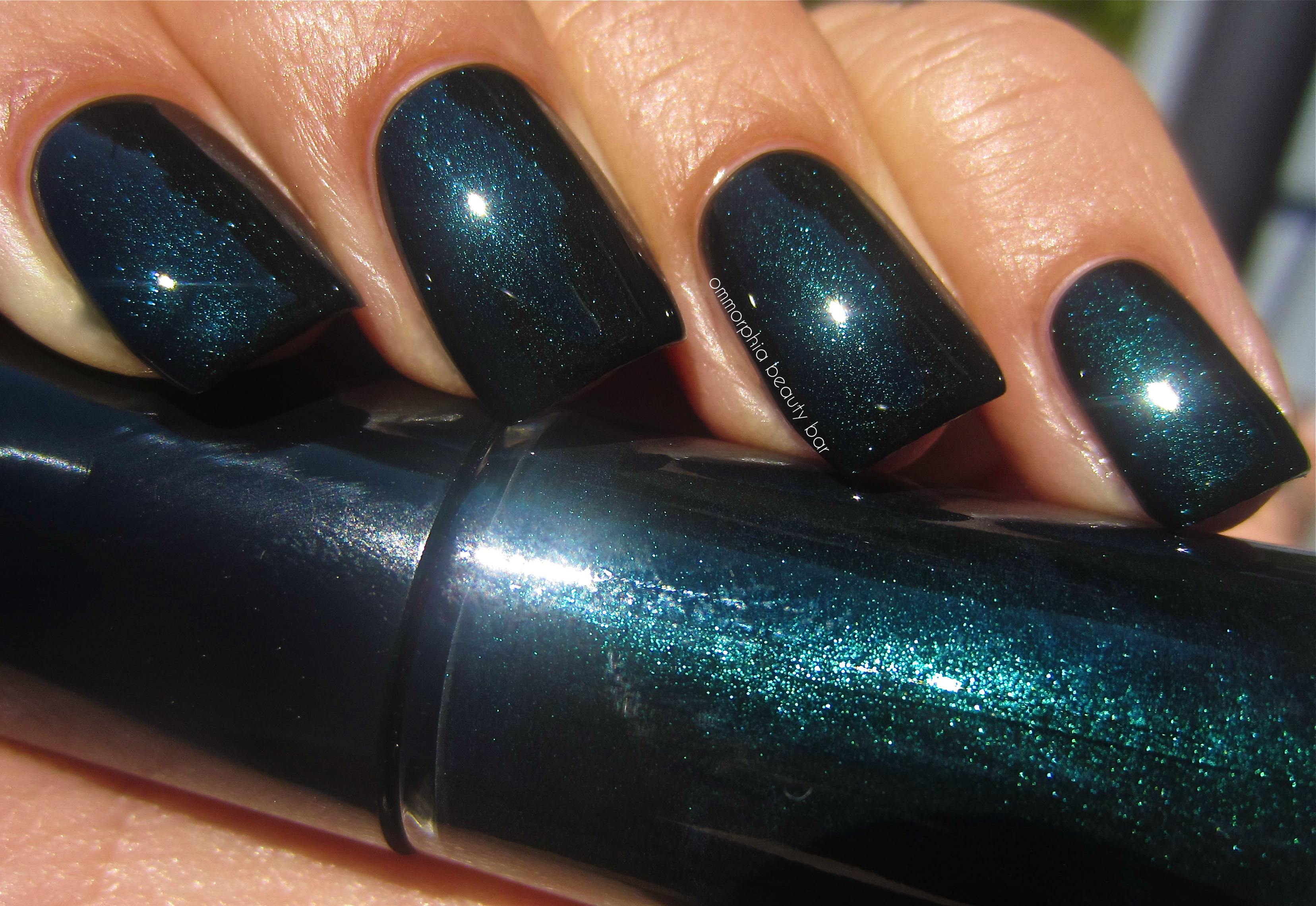 GA #705 Black Petrol swatch 2