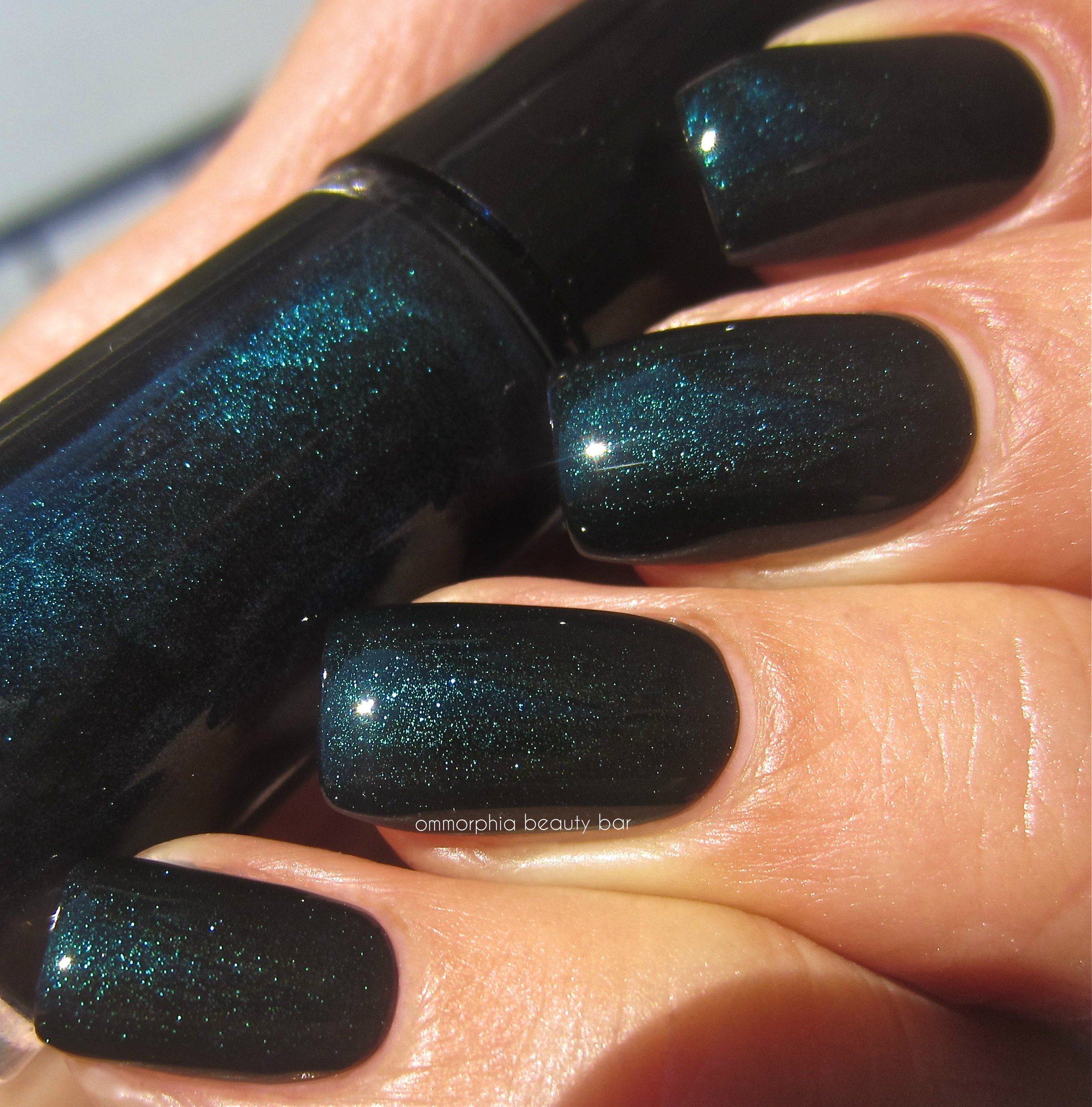 GA #705 Black Petrol swatch 3