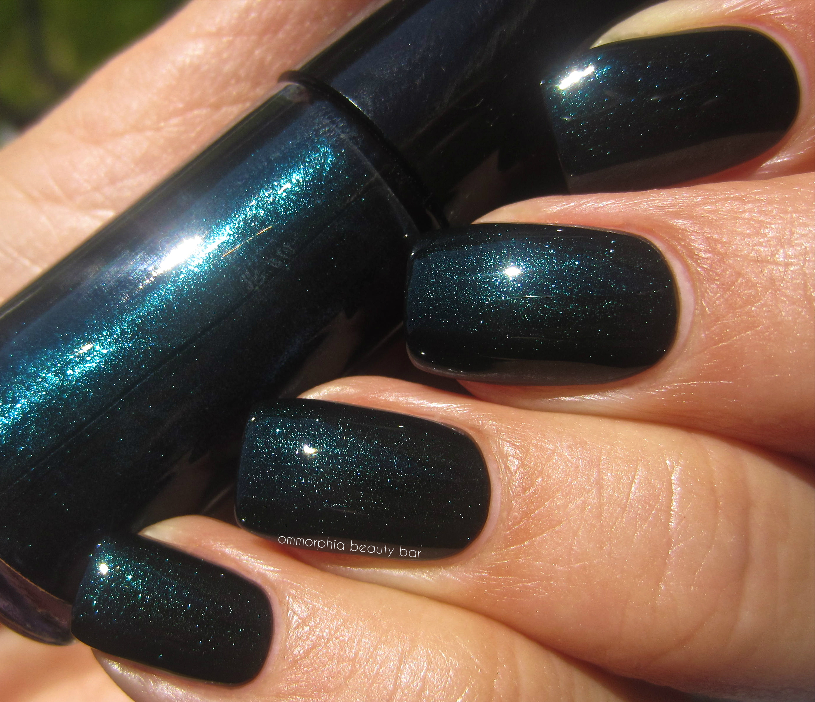 GA #705 Black Petrol swatch